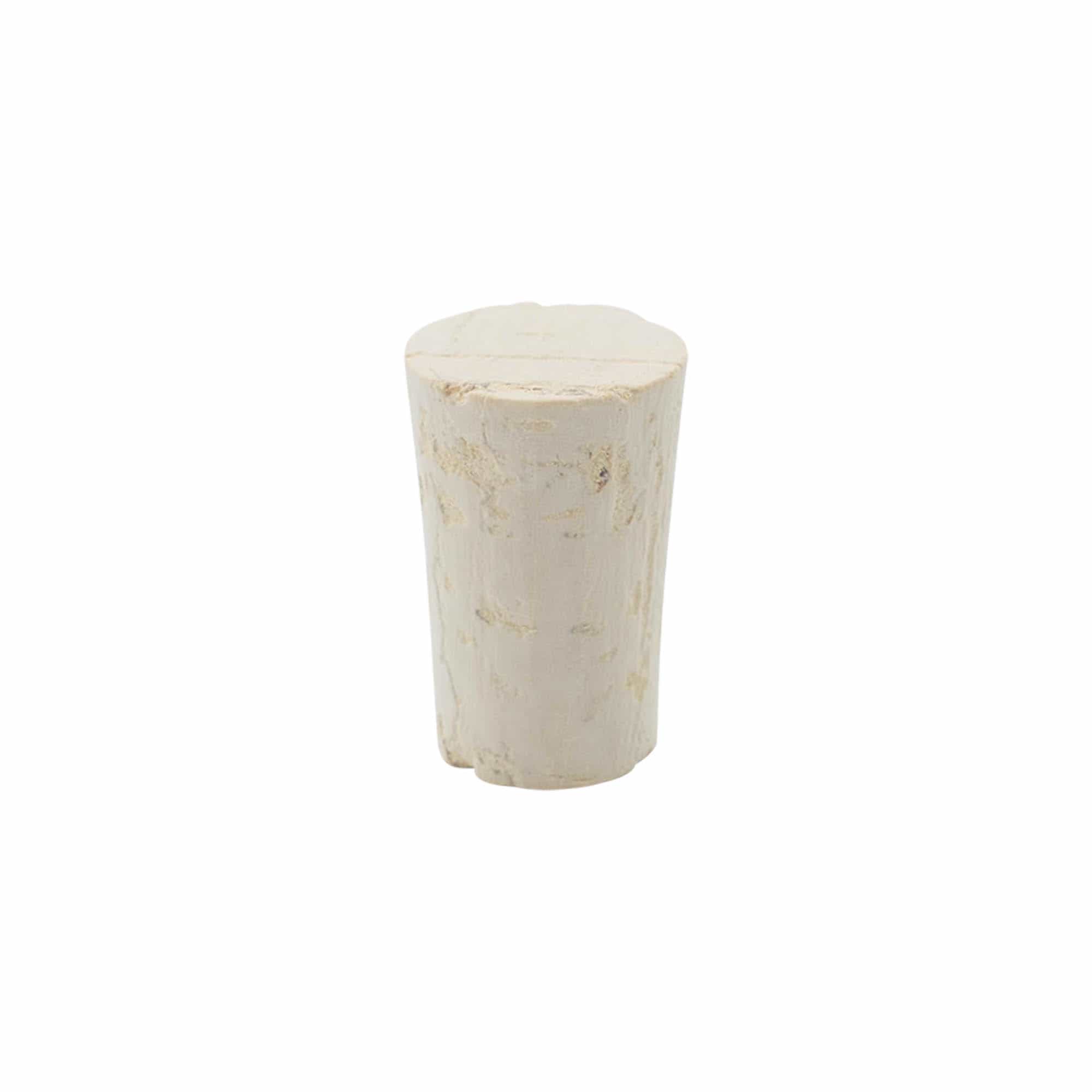 Tapered cork 17-21 x 33, press cork, beige, for opening: cork