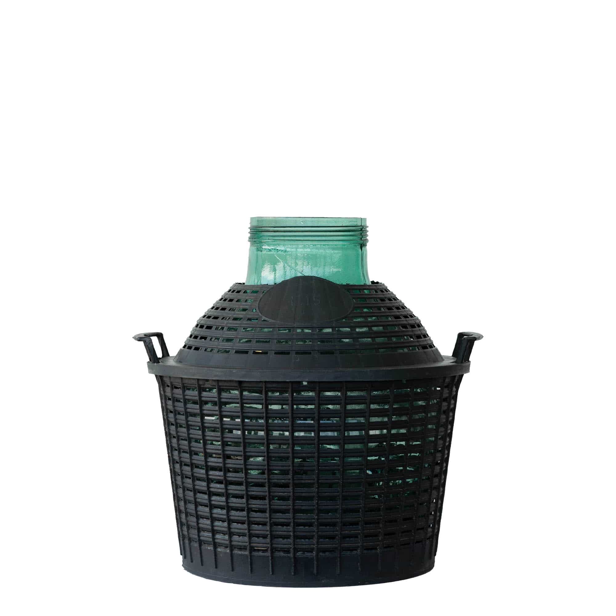 15 l wide-neck balloon bottle, glass, opening: screw cap