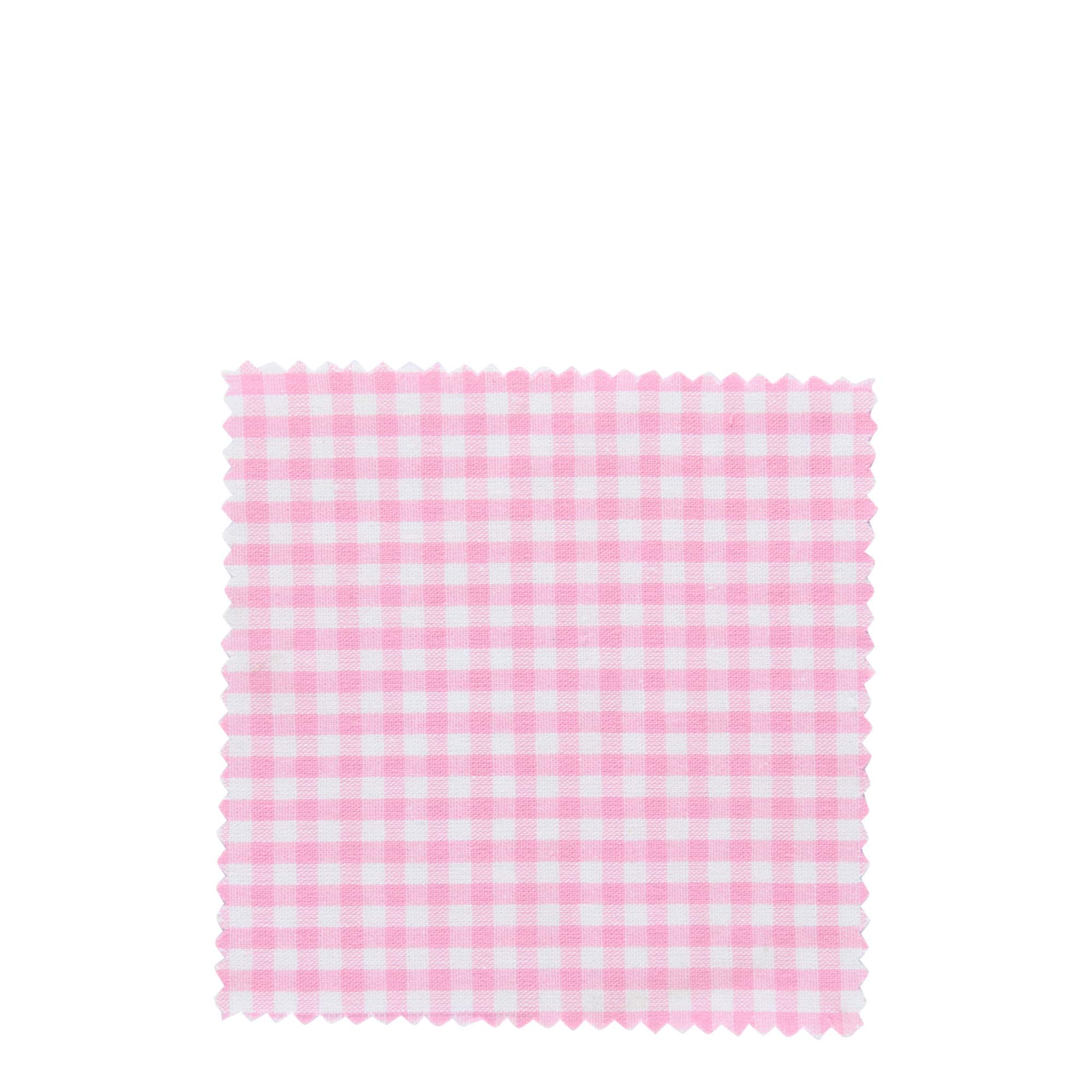 Checked fabric squares 12x12, square, textile, pink, neck finish: TO38-TO53