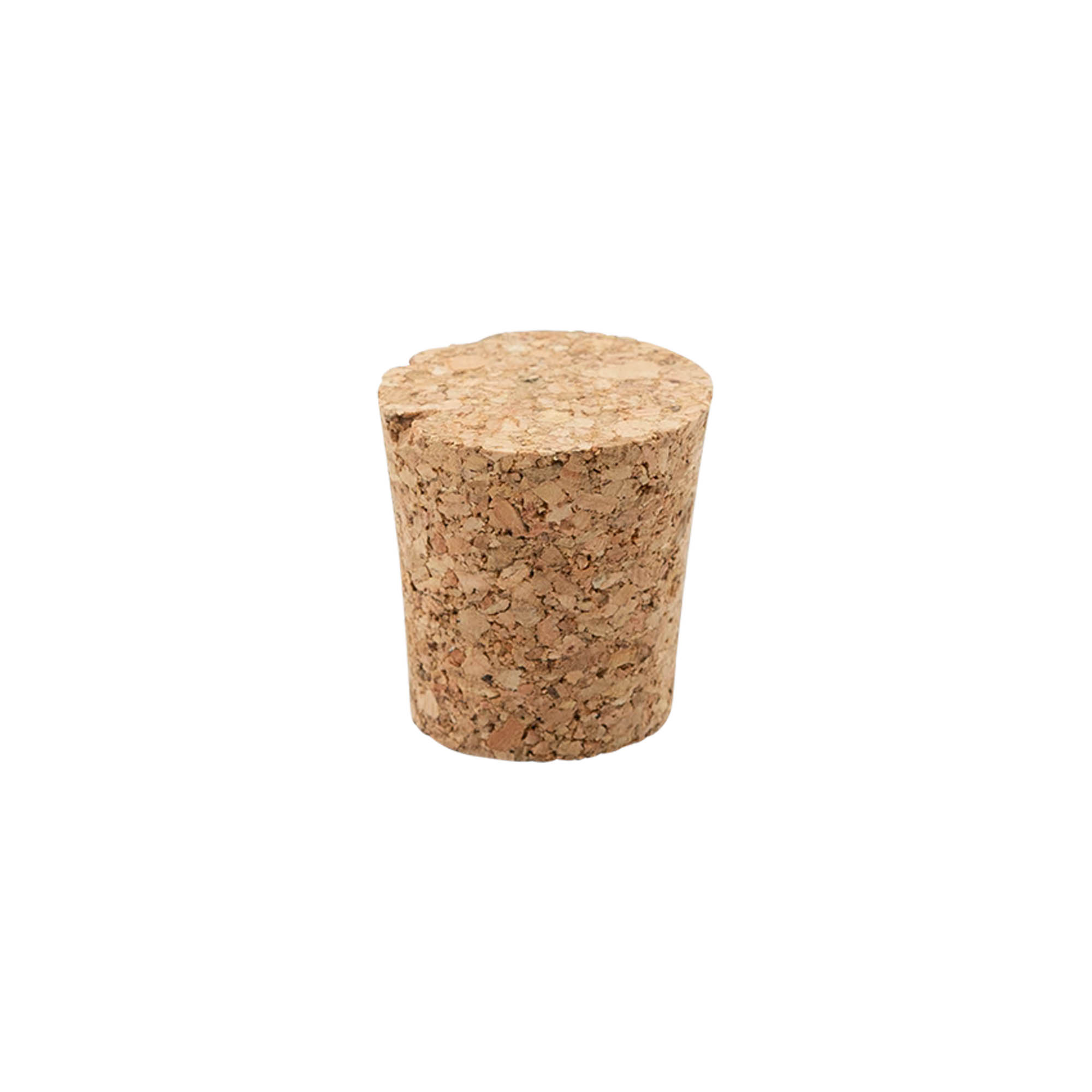Tapered cork 21-26 x 27, press cork, beige, for opening: cork