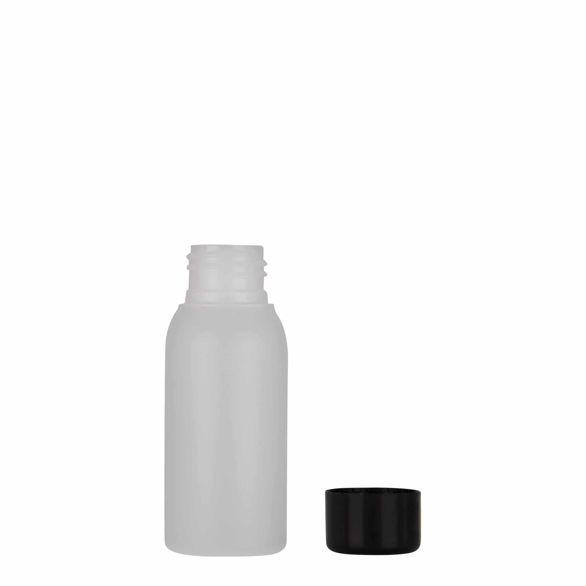 50 ml plastic bottle 'Tuffy', HDPE, natural, closure: GPI 24/410