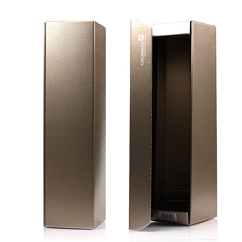 Gift box 'Metallic', rectangular, cardboard, champagne Gift box 'Metallic', rectangular, cardboard, champagne