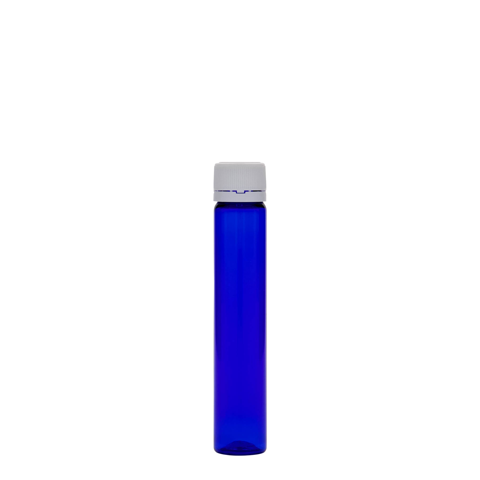 25 ml PET tube, plastic, royal blue, opening: screw cap
