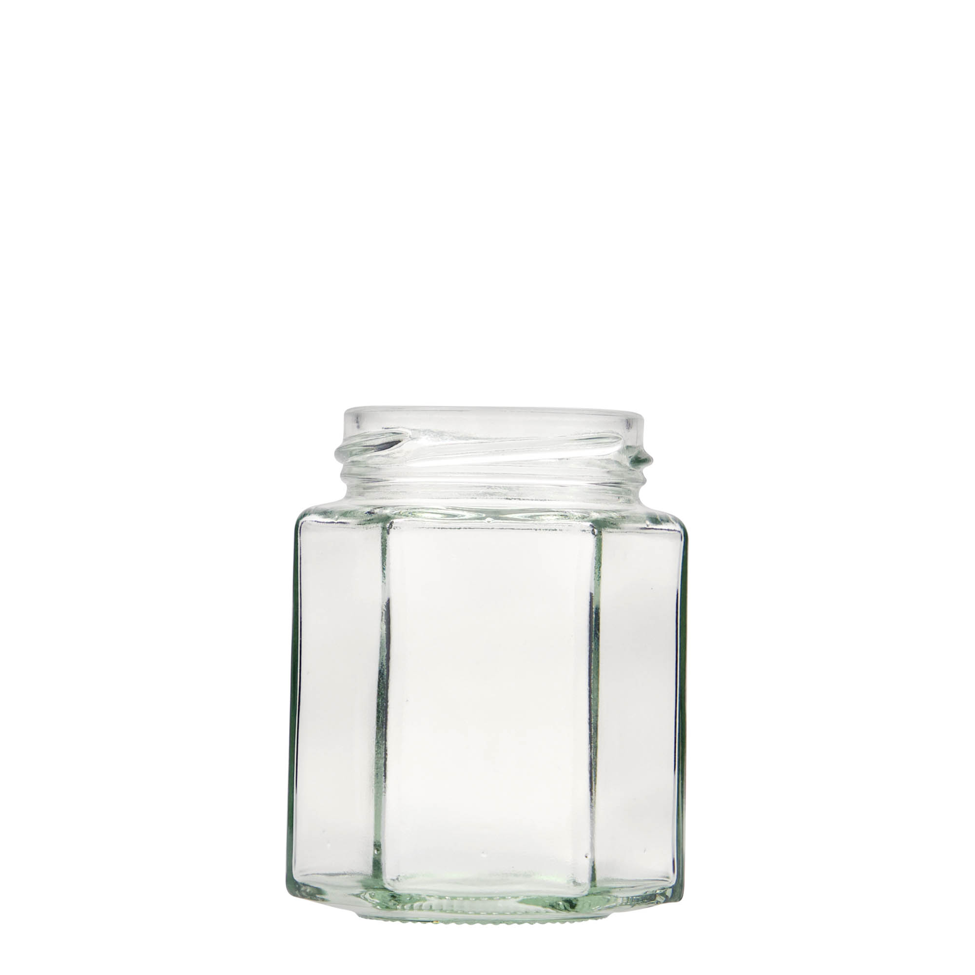 191 ml hexagonal glass, opening: Twist-off (TO 58)