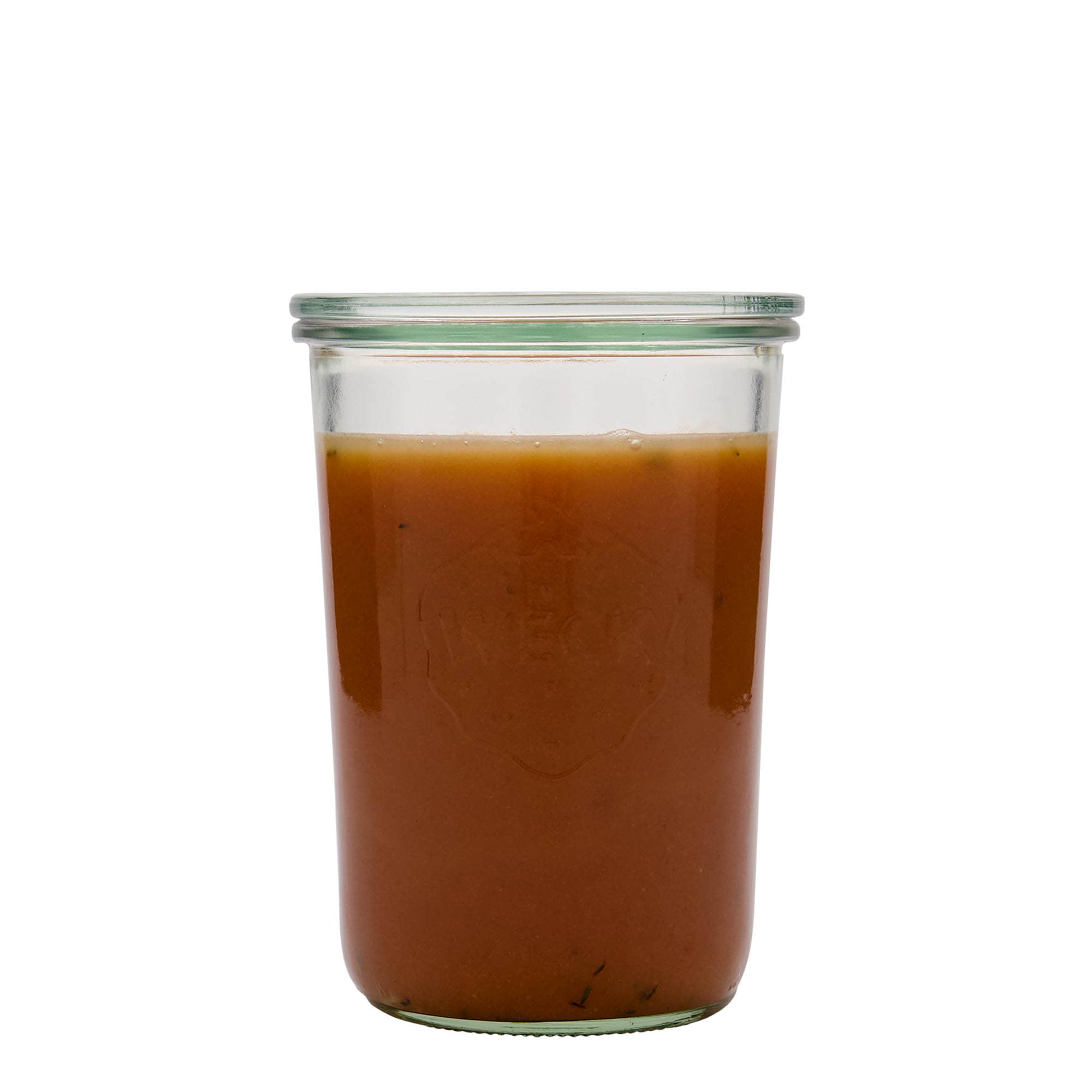 850 ml WECK inverted glass jar, opening: round rim