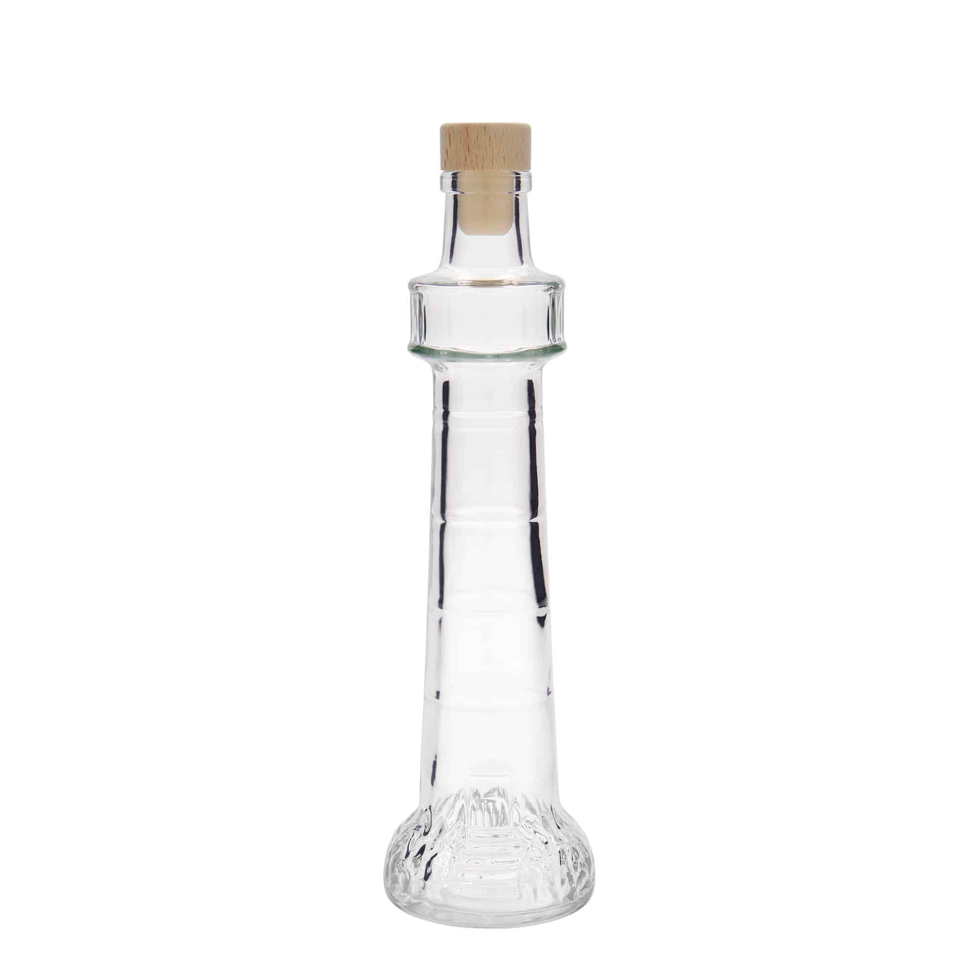 200 ml glass bottle 'Lighthouse', closure: cork