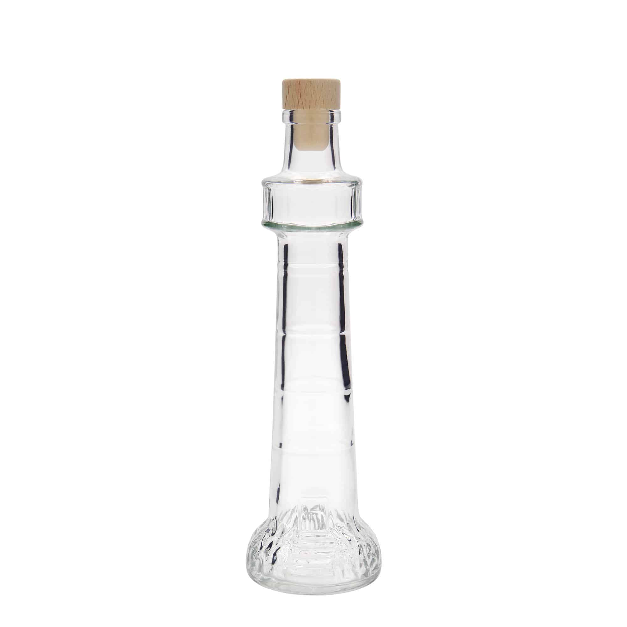 200 ml glass bottle 'Lighthouse', opening: cork