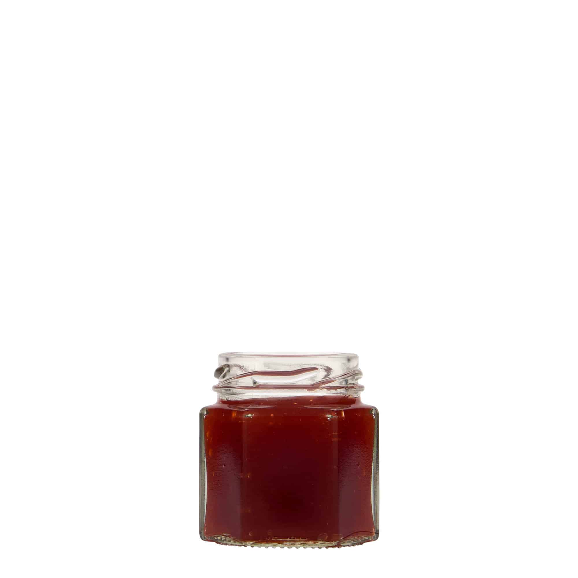 47 ml hexagonal glass, opening: twist-off (TO 43) 47 ml hexagonal glass, opening: twist-off (TO 43)