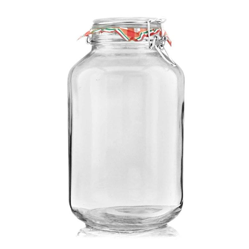 4,000 ml clip top jar 'Fido', closure: clip top