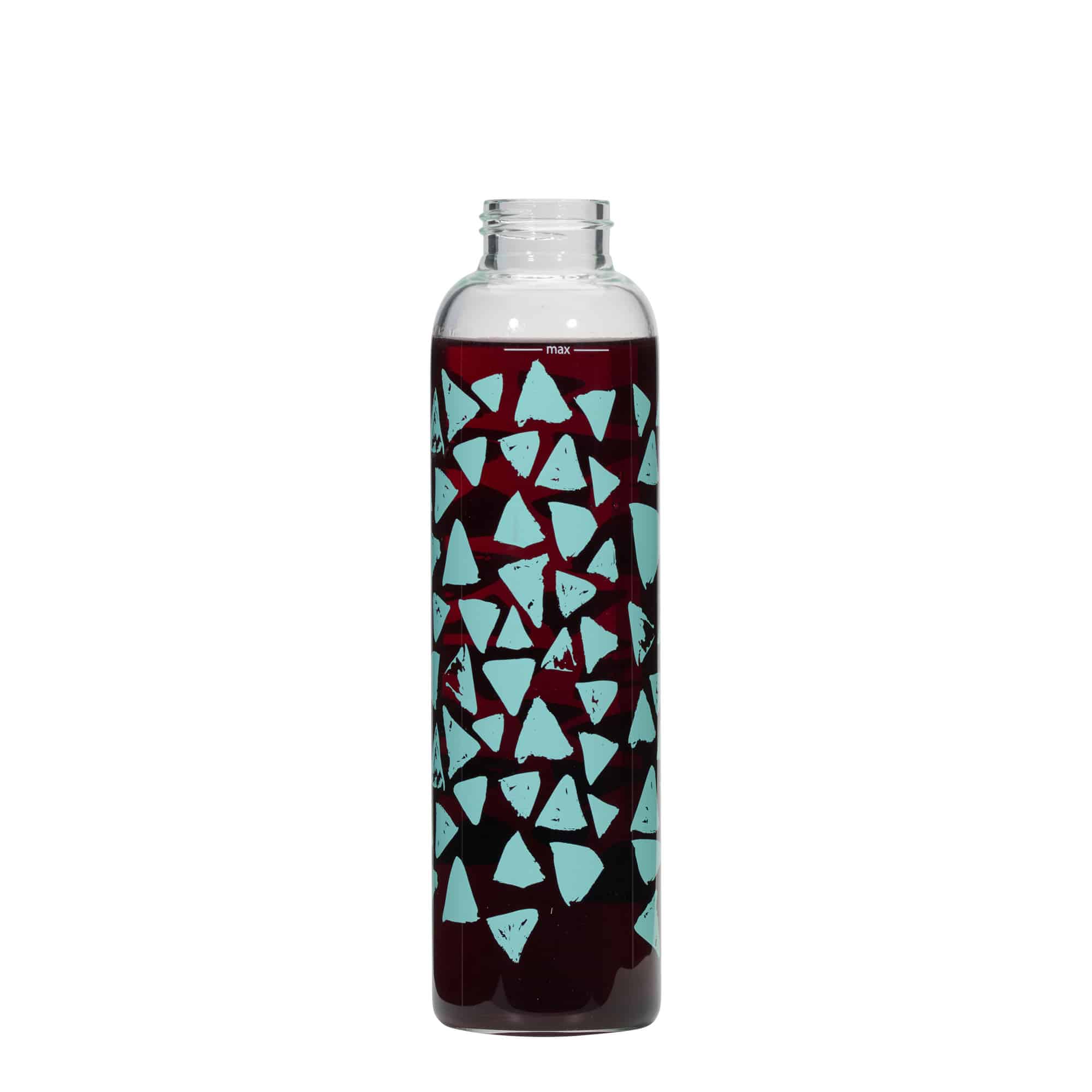 500 ml Drinking Bottle 'Perseus - Turquoise Triangles', Opening: Screw Cap