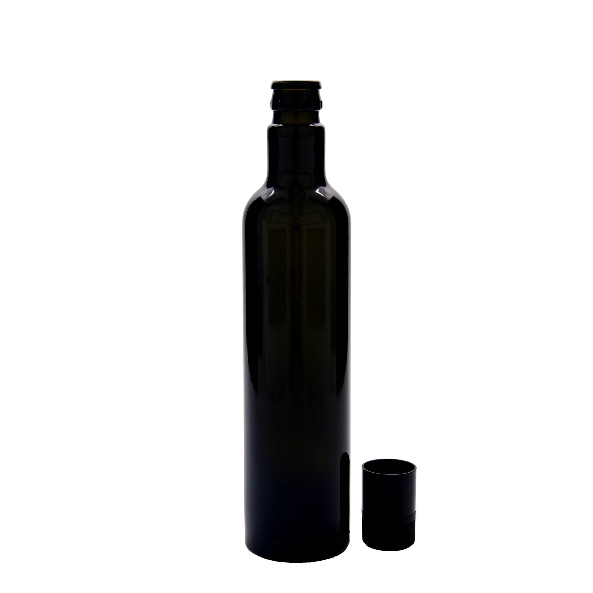 500 ml vinegar/oil bottle 'Willy New', glass, antique green, spout: DOP 500 ml vinegar/oil bottle 'Willy New', glass, antique green, spout: DOP