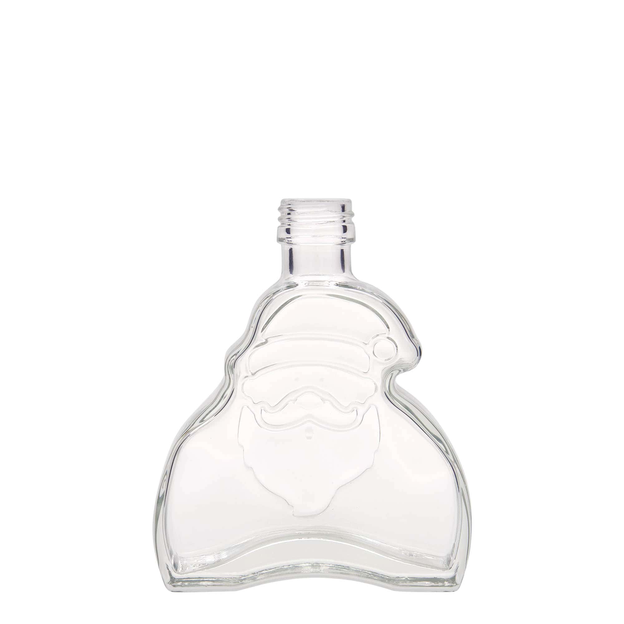 200 ml glass bottle 'Santa Claus', opening: PP 28