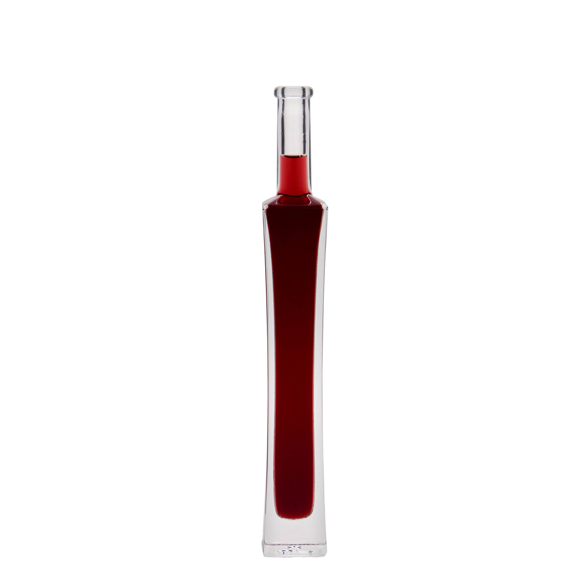 100 ml glass bottle ‘Koko’, square, opening: cork