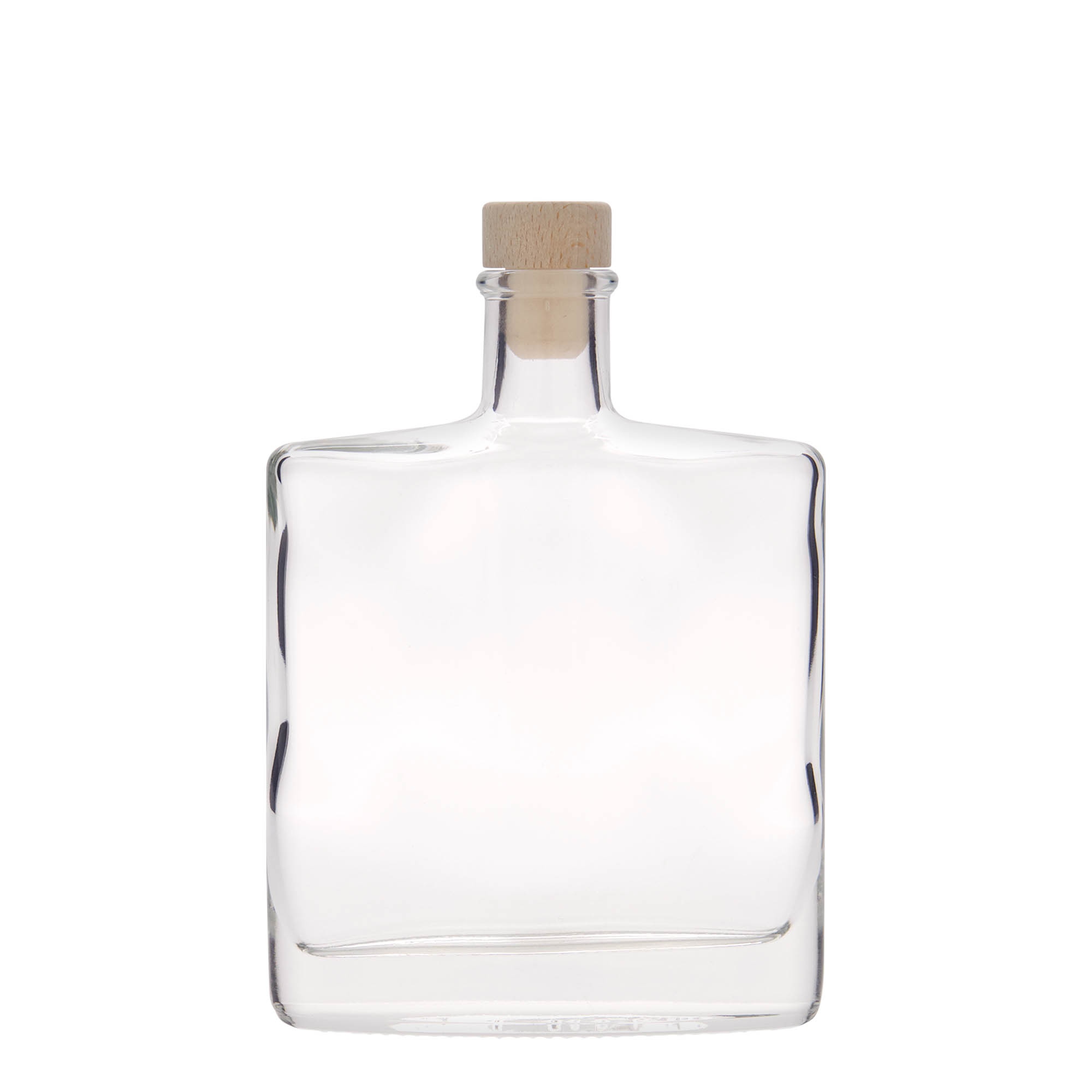 350 ml glass bottle 'Zorbas', oval, opening: cork 350 ml glass bottle 'Zorbas', oval, opening: cork