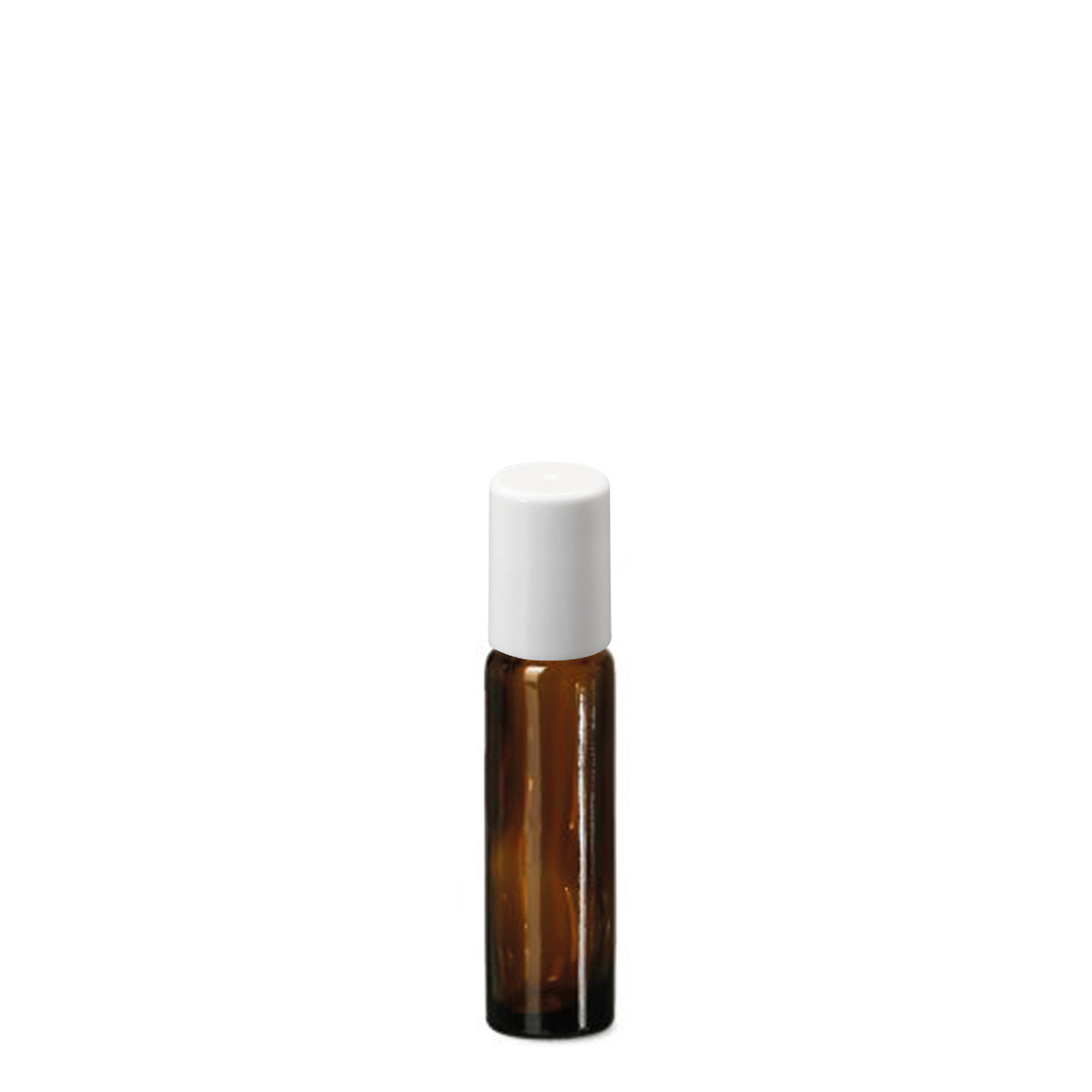 10 ml roll-on bottle, glass, brown, opening: screw cap 10 ml roll-on bottle, glass, brown, opening: screw cap