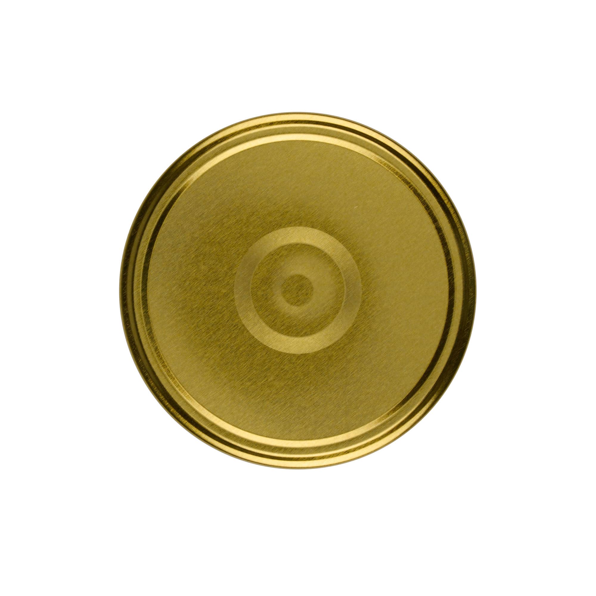 Twist-off lid, tinplate, gold, for opening: TO 100 Twist-off lid, tinplate, gold, for opening: TO 100