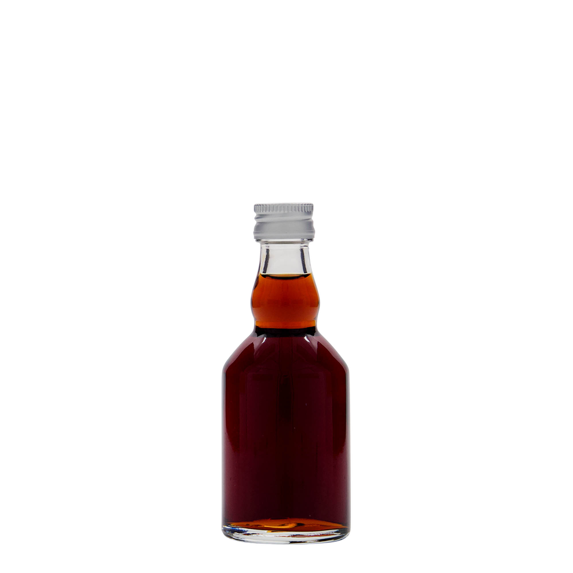 50 ml glass bottle ‘Georgio’, opening: PP 18 50 ml glass bottle ‘Georgio’, opening: PP 18