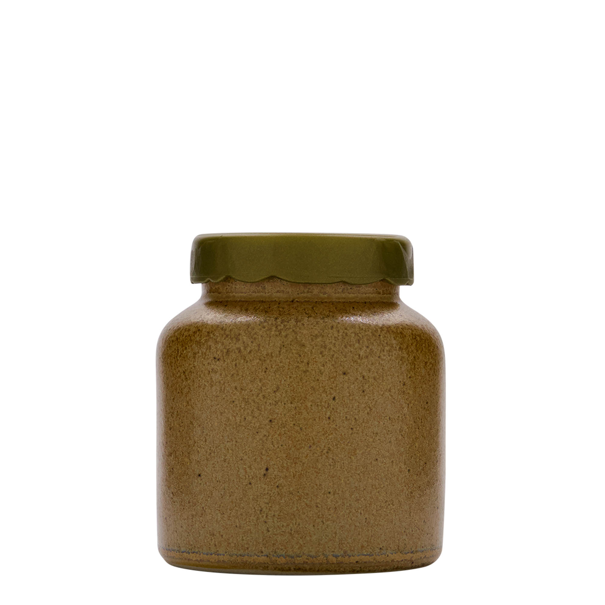 270 ml stoneware pot, ceramic, brown-crystal, opening: slip lid 270 ml stoneware pot, ceramic, brown-crystal, opening: slip lid