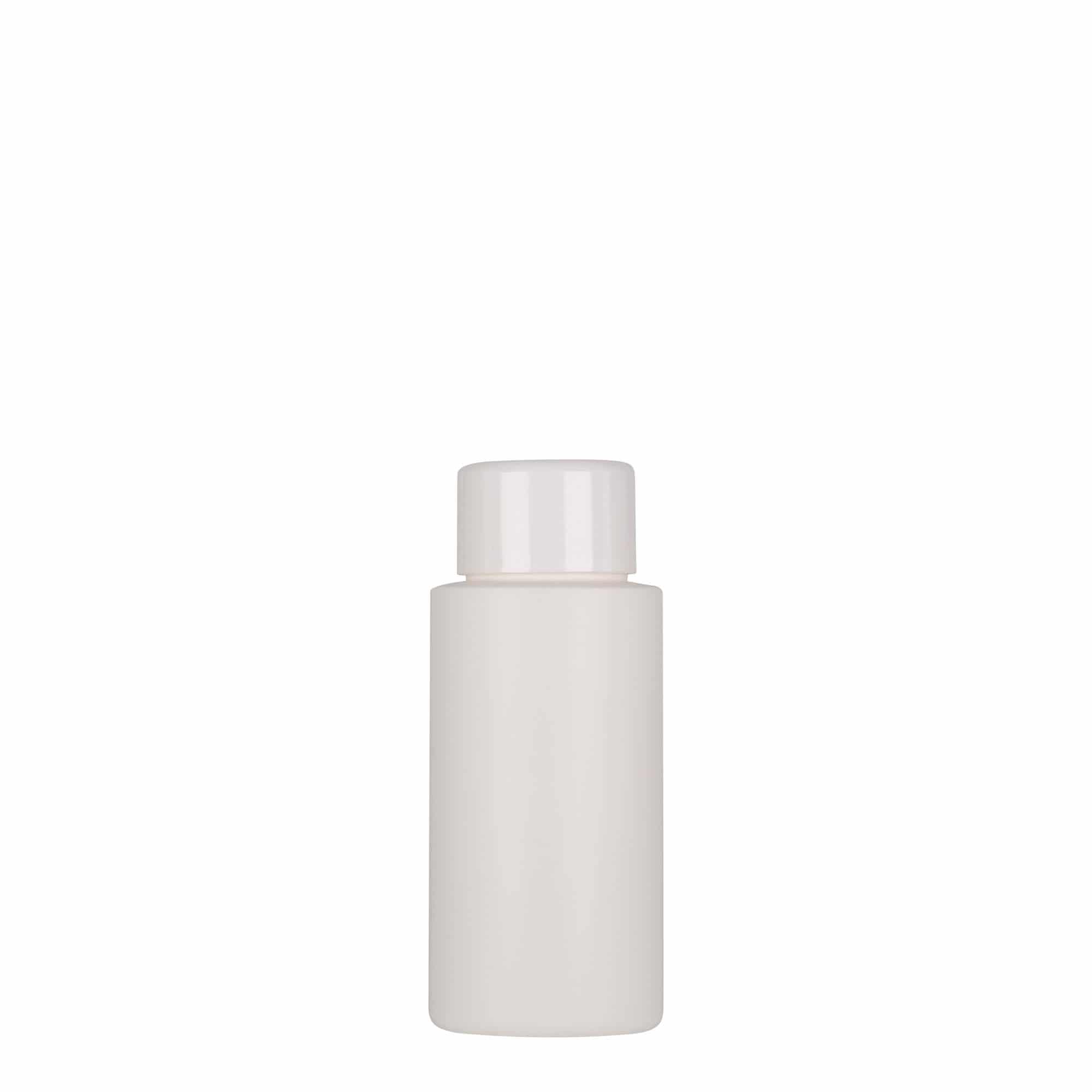 50 ml plastic bottle 'Pipe', HDPE, white, opening: 24/410