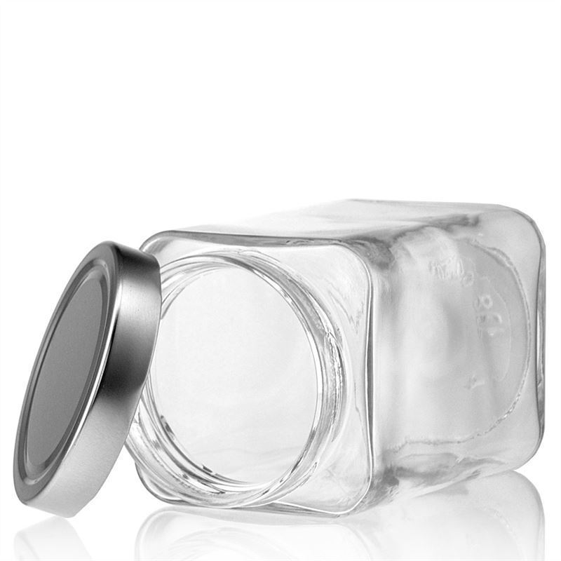 720 ml square glass 'Ikarus', opening: Deep-Twist-Off (DTO 82)