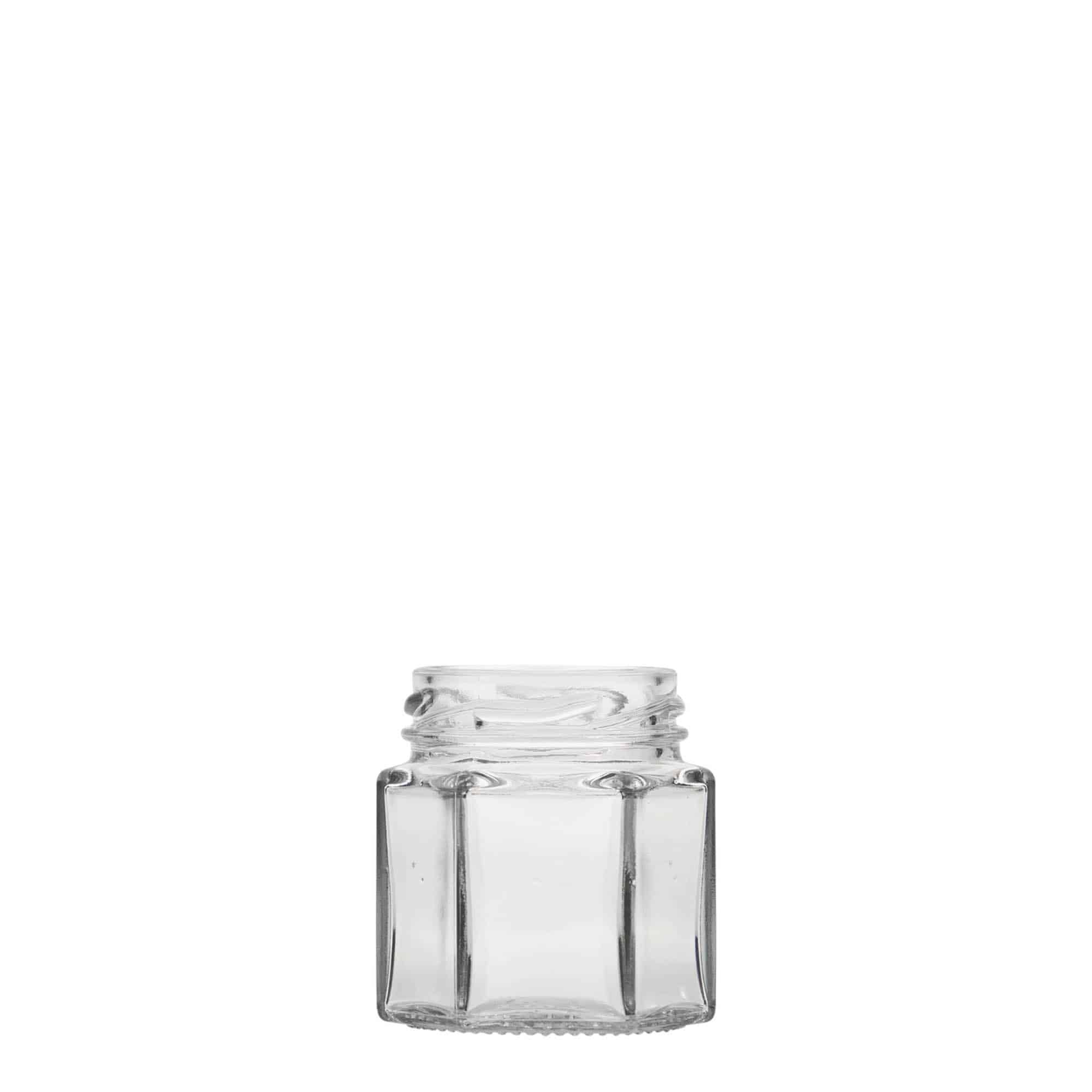 47 ml hexagonal glass, opening: Twist-off (TO 43)