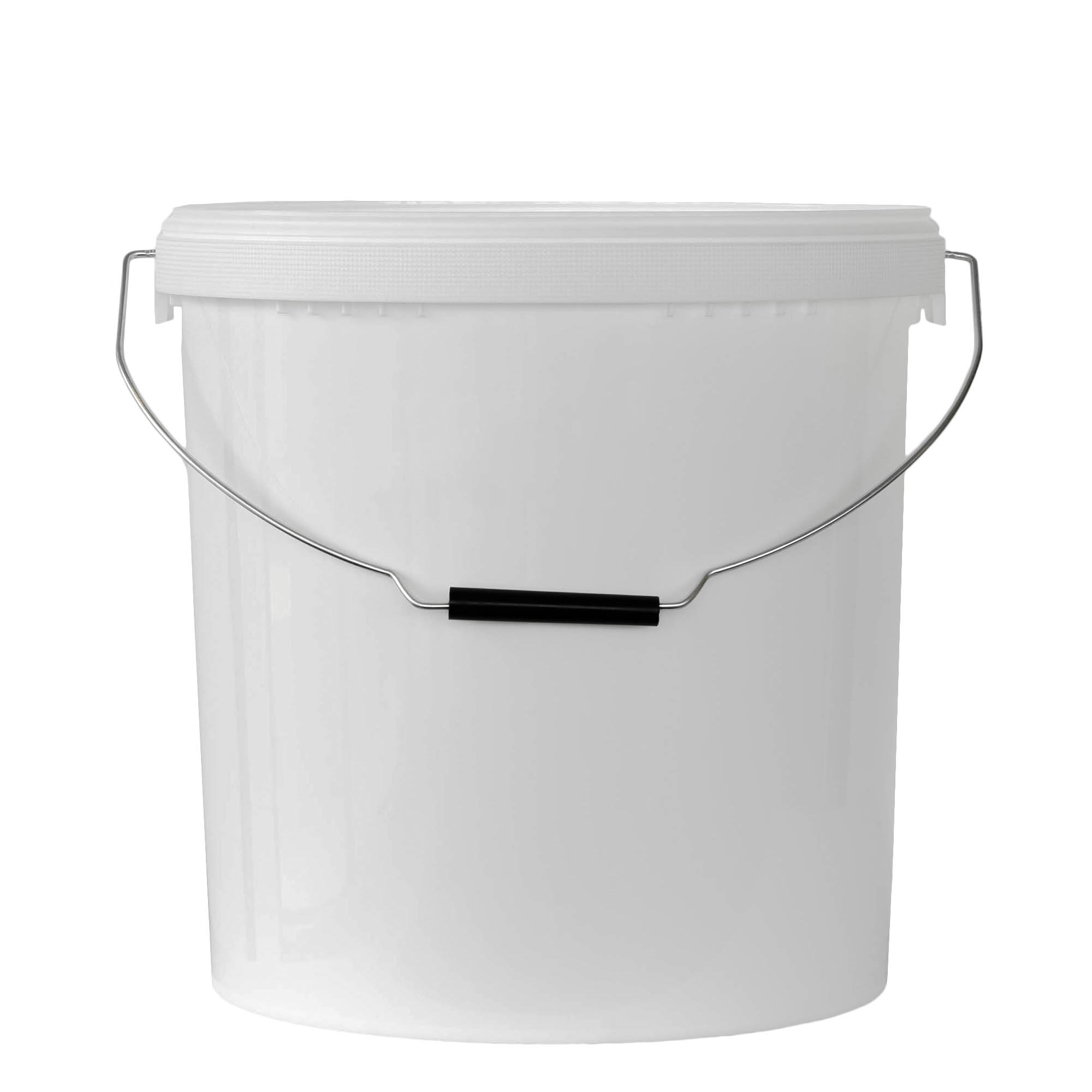 20 l bucket, PP plastic, white 20 l bucket, PP plastic, white