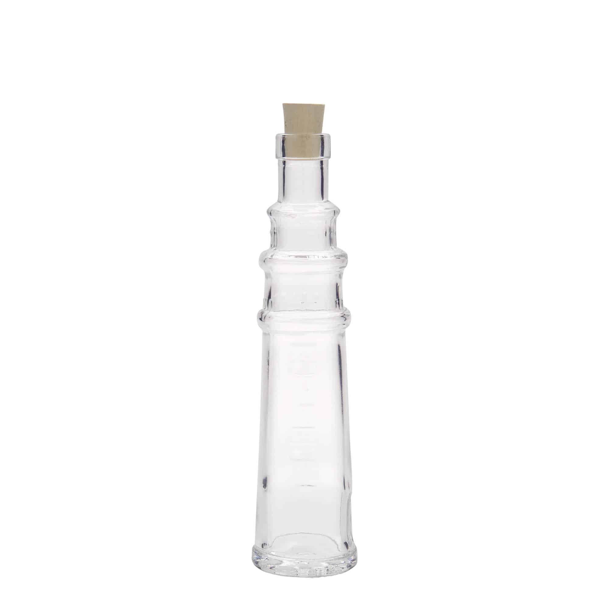 100 ml glass bottle 'Lighthouse', closure: cork