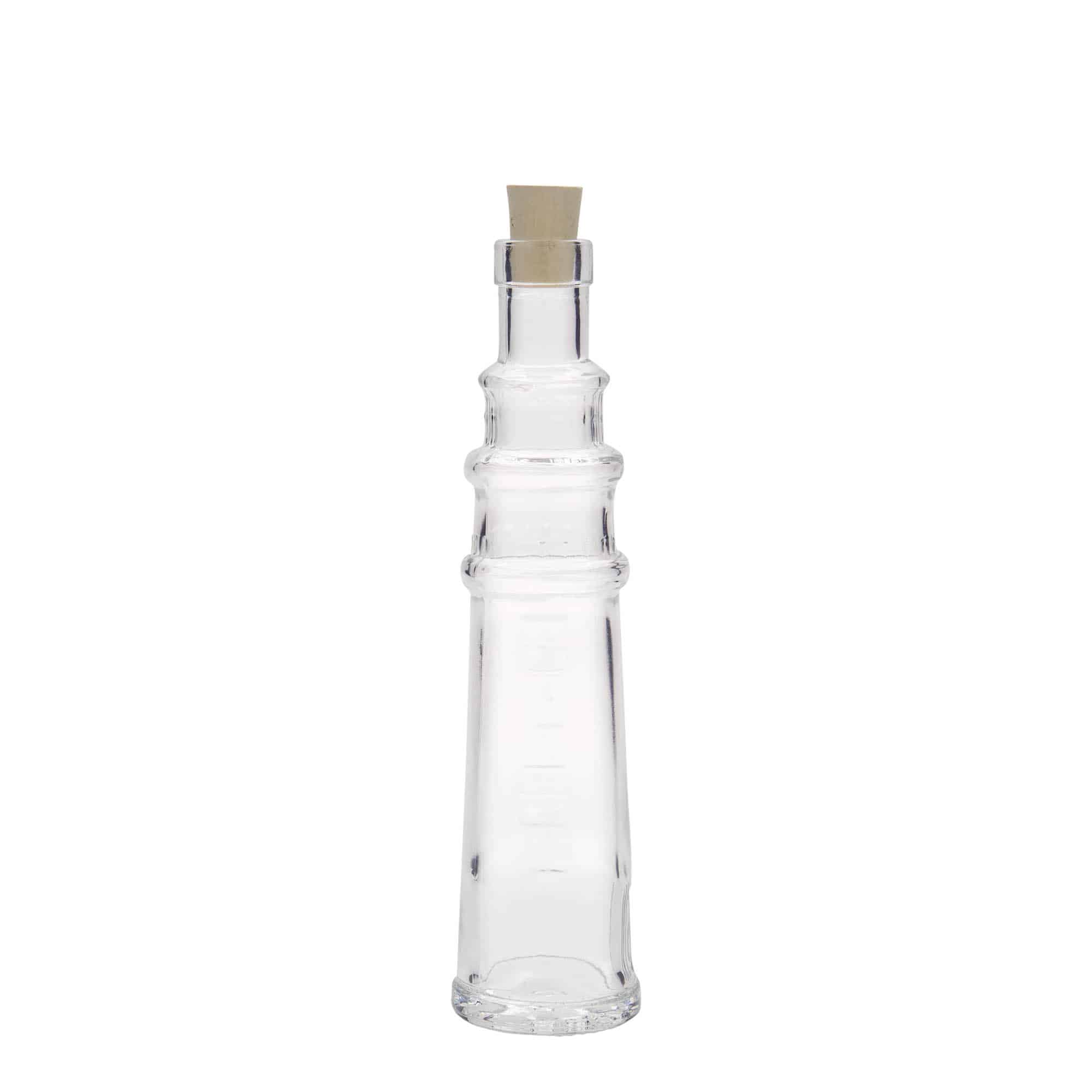 100 ml glass bottle 'Lighthouse', opening: cork