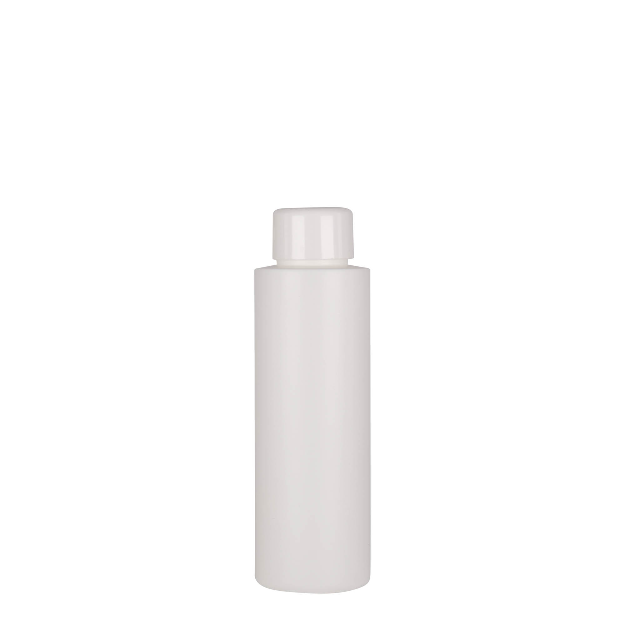 100 ml plastic bottle 'Pipe', HDPE, white, opening: 24/410