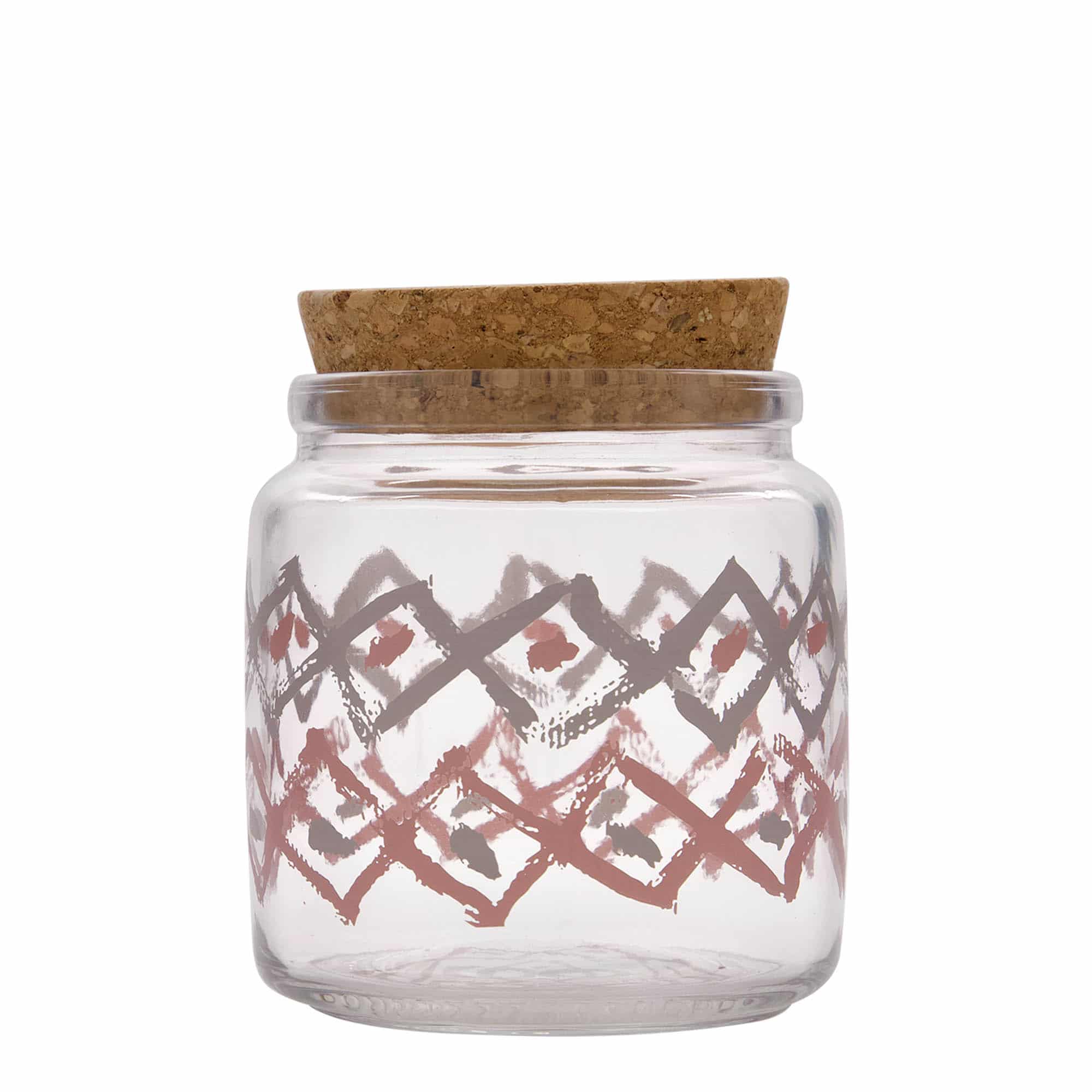750 ml corked glass 'Giara', design: Manolibera pink, opening: cork