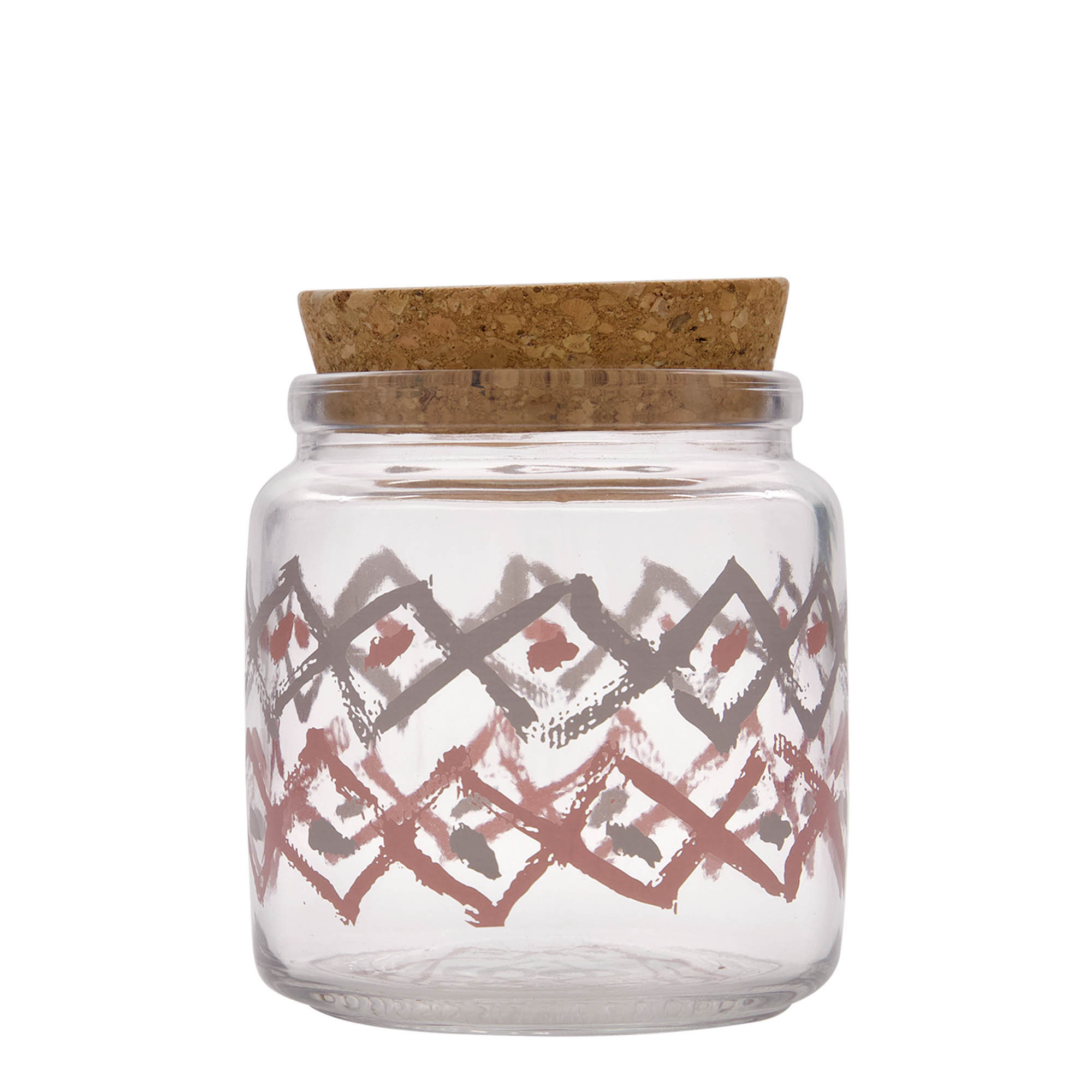 750 ml corked glass ‘Giara’, design: Manolibera pink, opening: cork