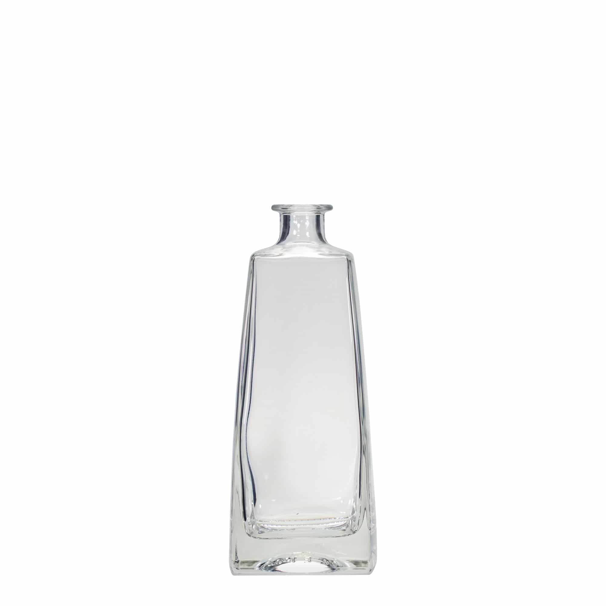 700 ml glass bottle 'Timmy', rectangular, opening: cork