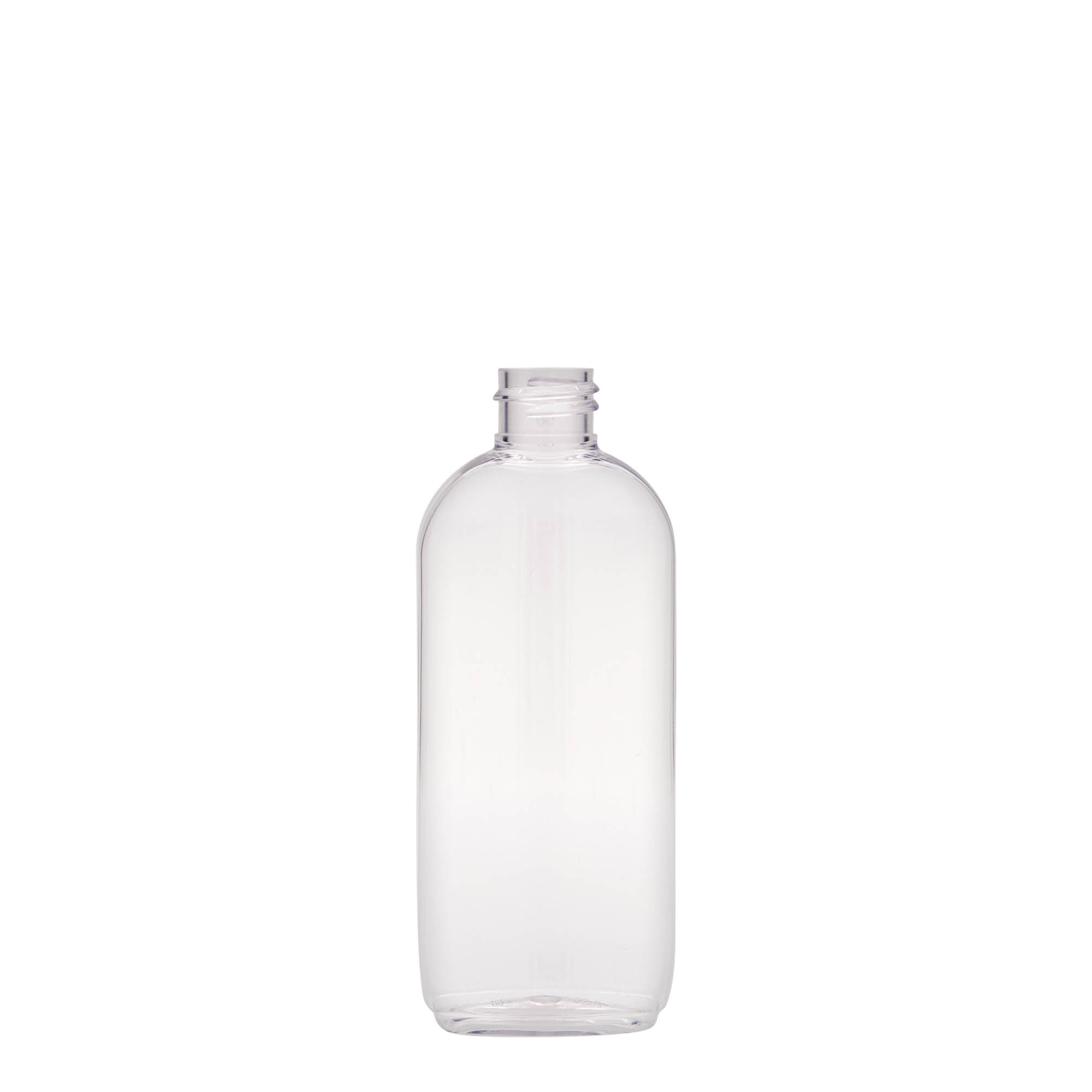 100 ml PET bottle ‘Iris’, oval, plastic, opening: 20/410