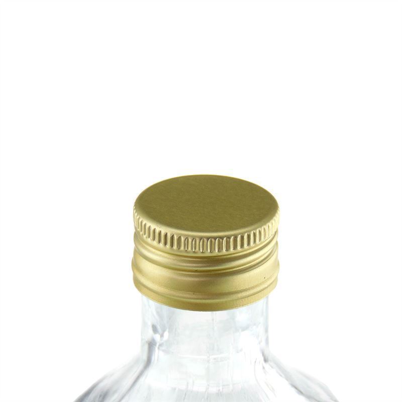 Screw cap, metal, gold, for opening: PP 22 Screw cap, metal, gold, for opening: PP 22