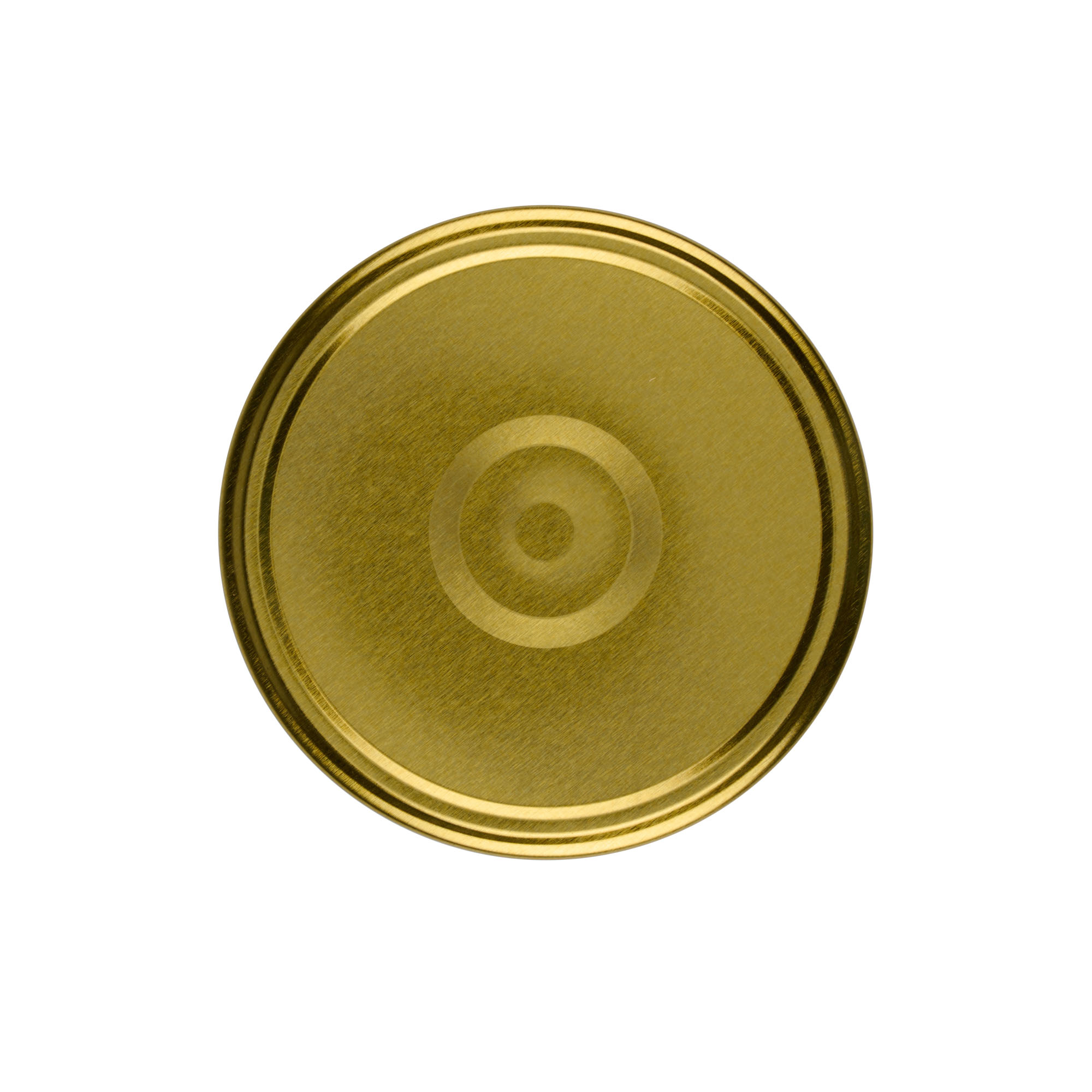 Twist-off lid, tinplate, gold, for opening: TO 100
