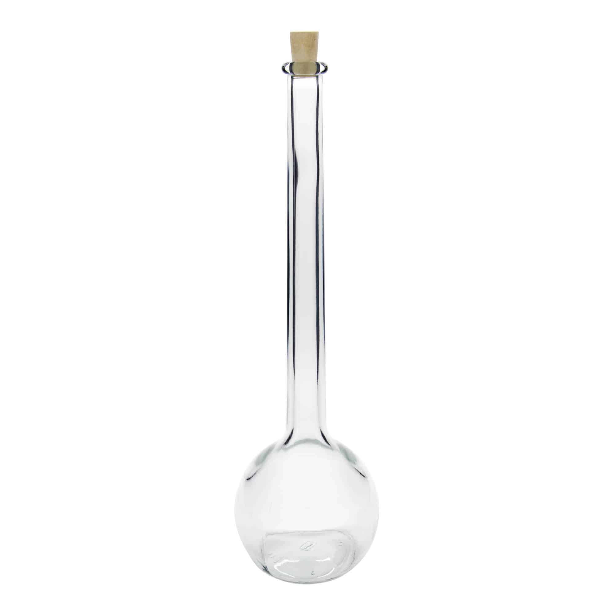 1,500 ml glass bottle ‘Tulipano’, opening: cork