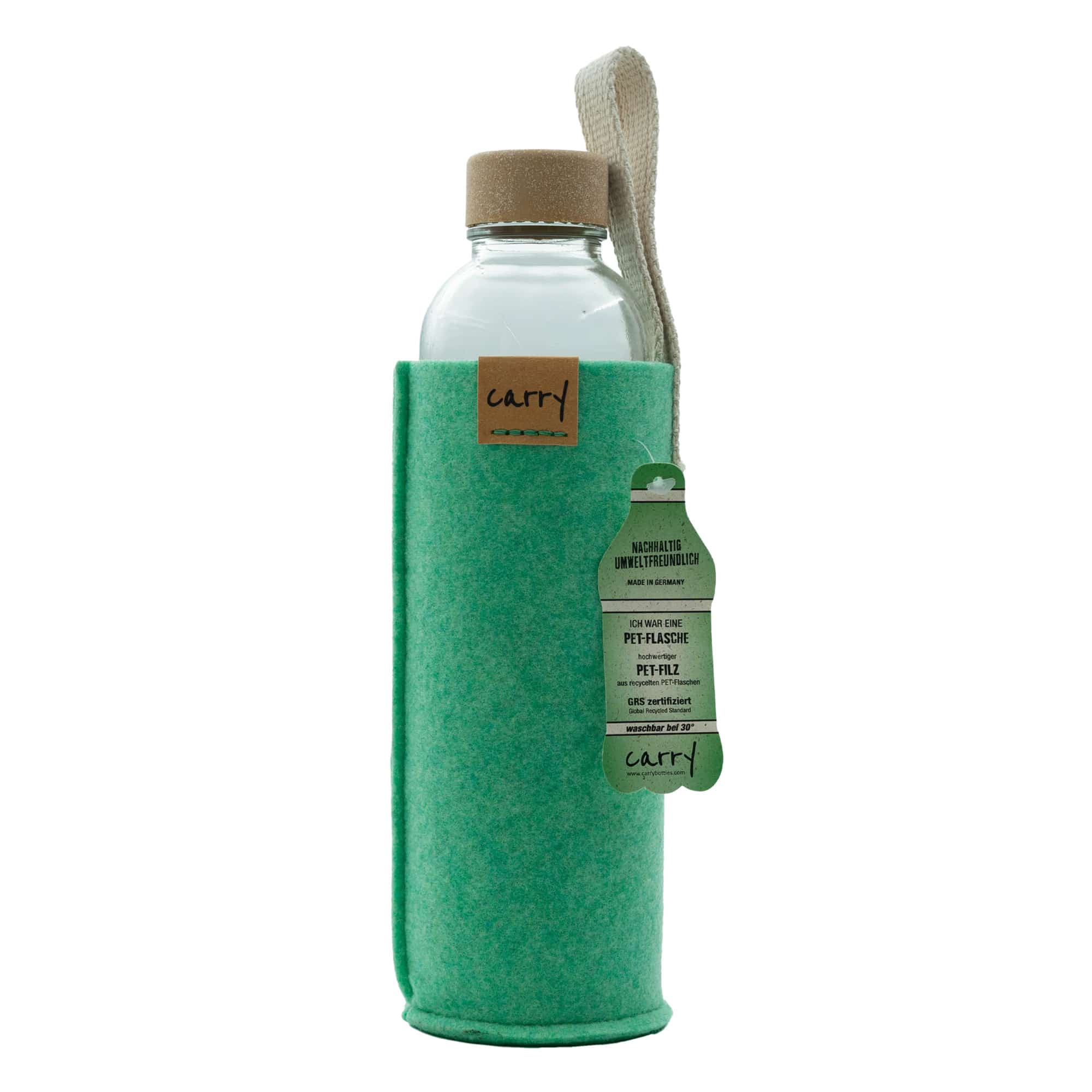 CARRY Sleeve, textile, mint green CARRY Sleeve, textile, mint green