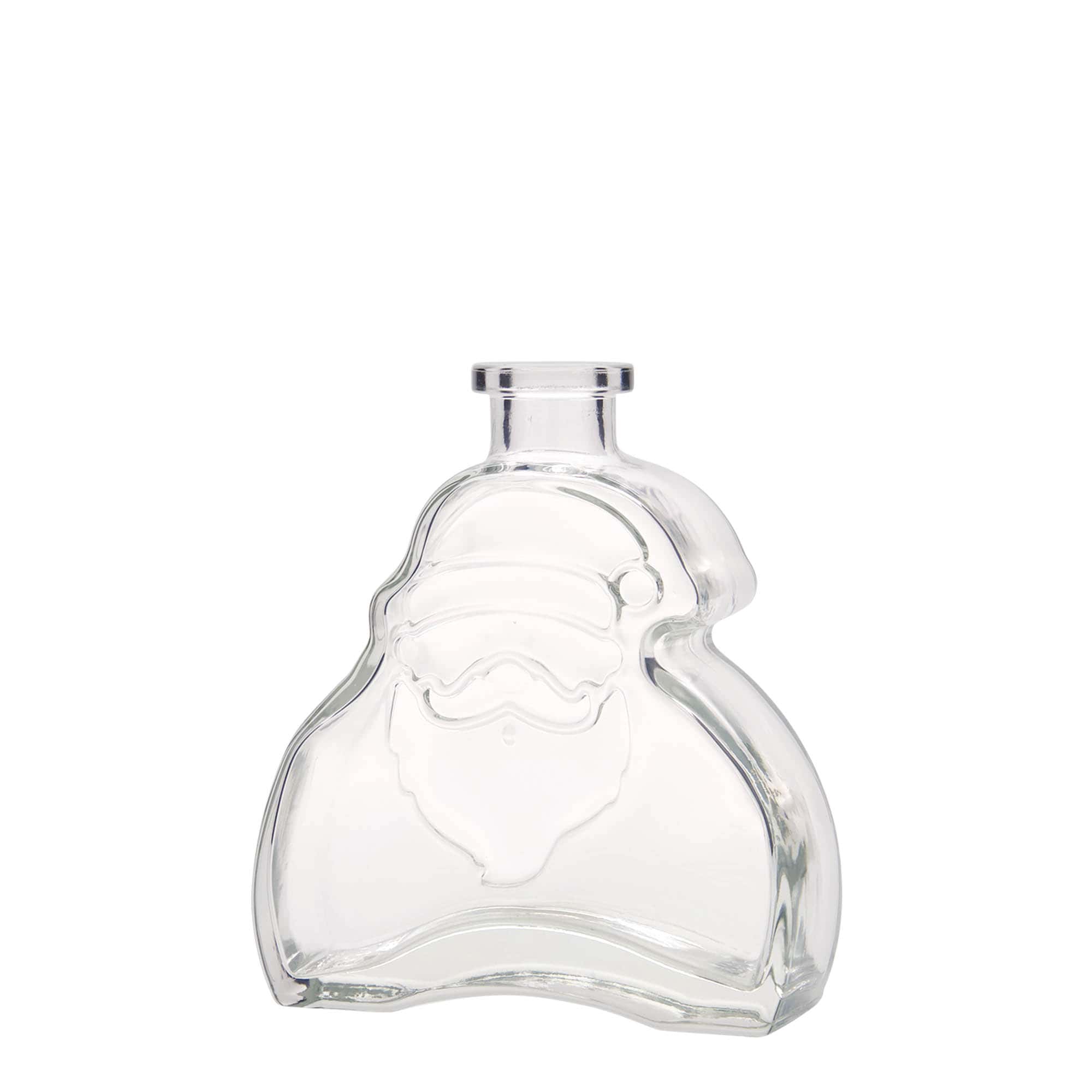 200 ml glass bottle 'Santa Claus', opening: cork 200 ml glass bottle 'Santa Claus', opening: cork
