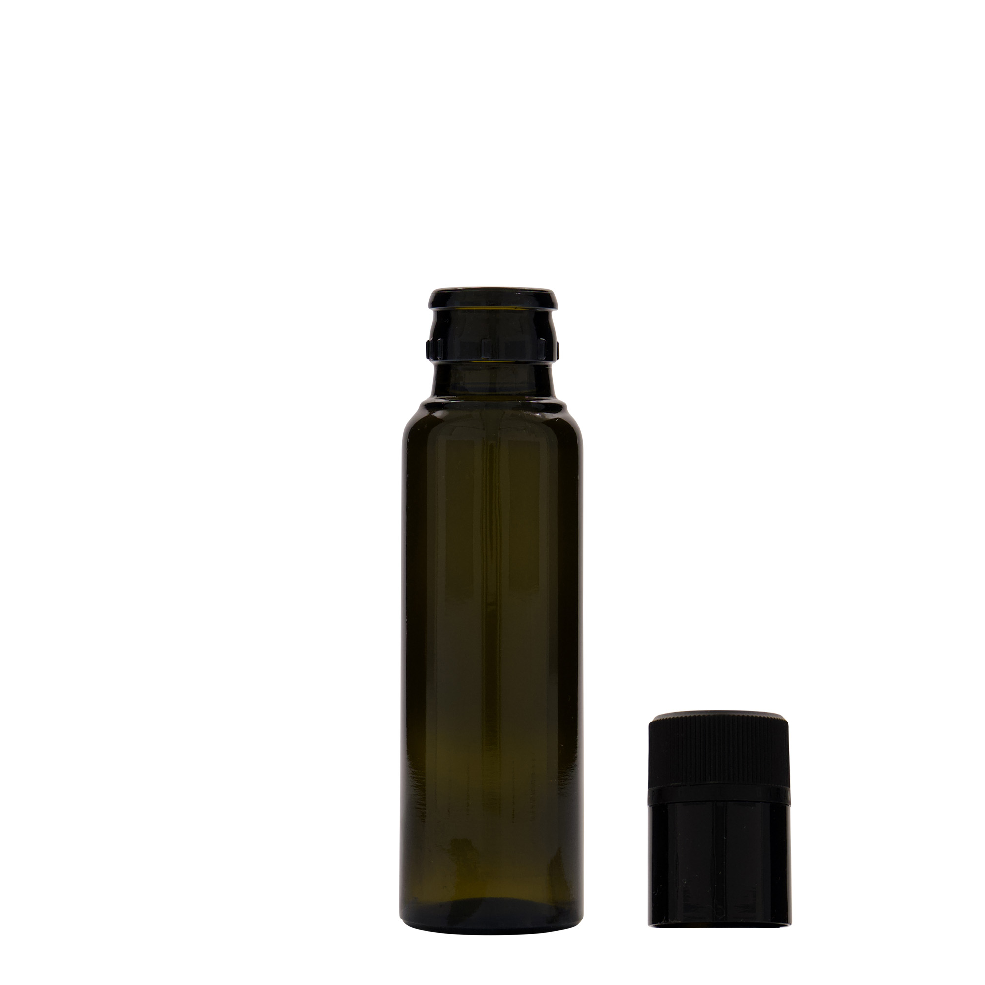 100 ml vinegar/oil bottle 'Willy New', glass, antique green, opening: DOP 100 ml vinegar/oil bottle 'Willy New', glass, antique green, opening: DOP