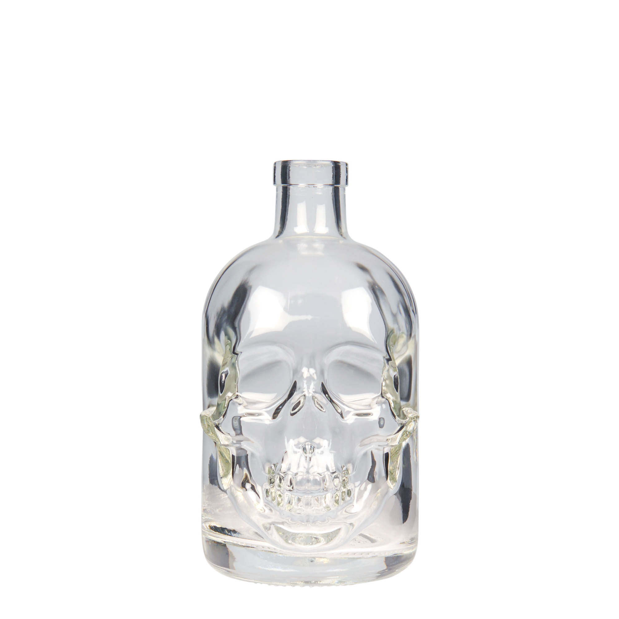 500 ml glass bottle 'Skull', opening: cork 500 ml glass bottle 'Skull', opening: cork