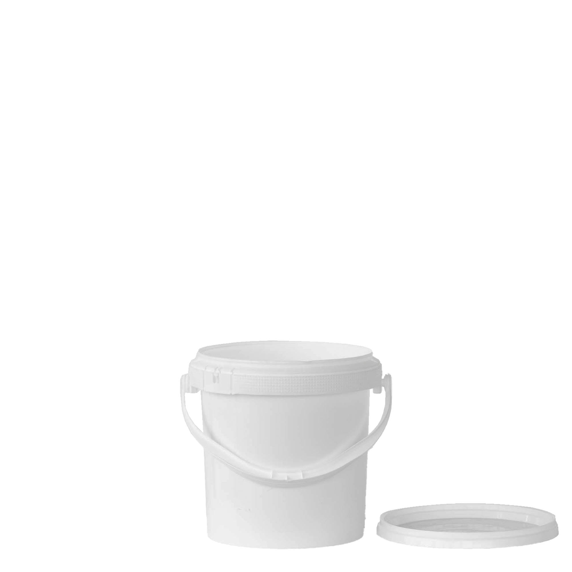 1 l bucket, PP plastic, white 1 l bucket, PP plastic, white