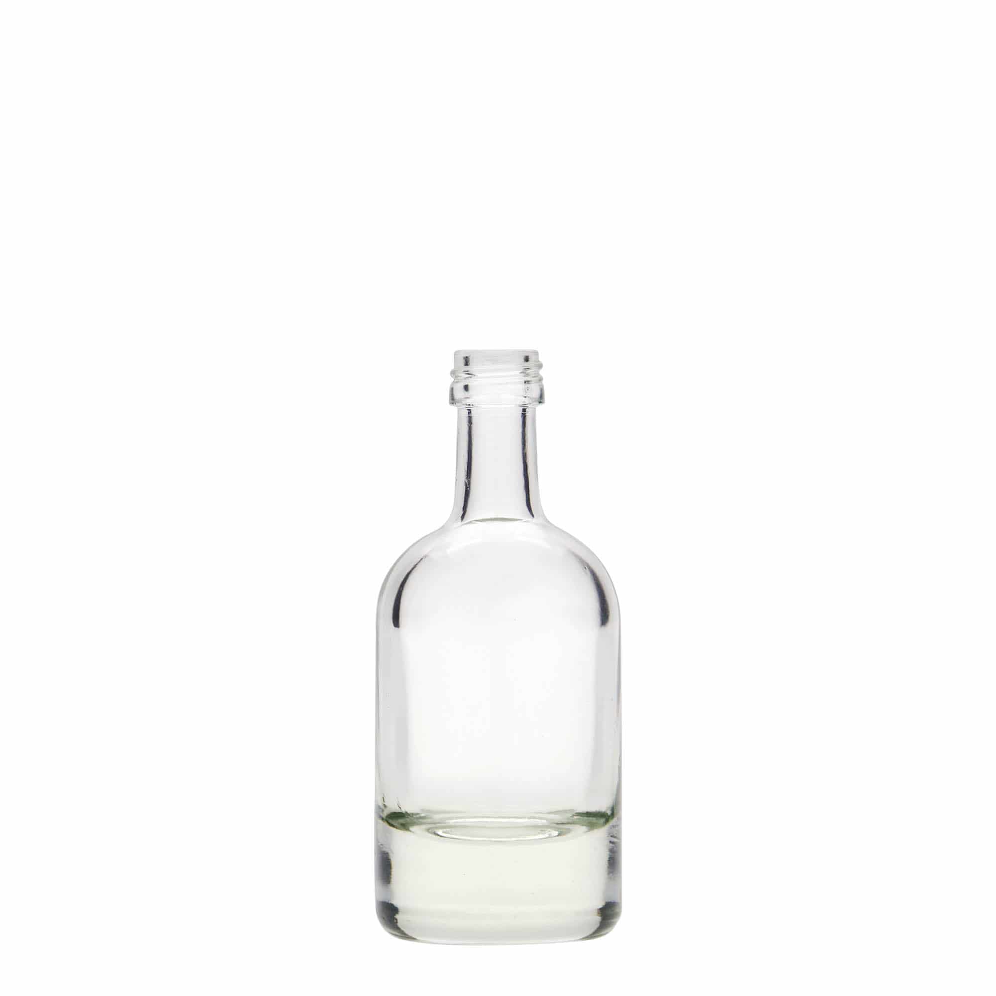 50 ml glass bottle ‘Linea Uno’, opening: PP 18