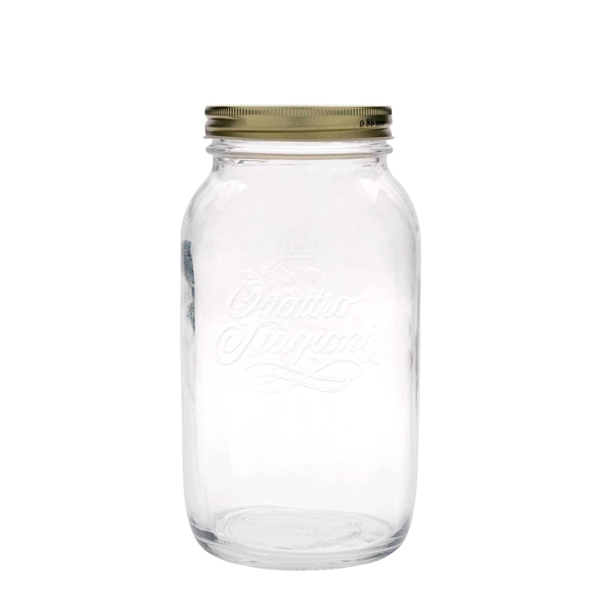 1,500 ml glass ‘Quattro Stagioni’, opening: screw cap
