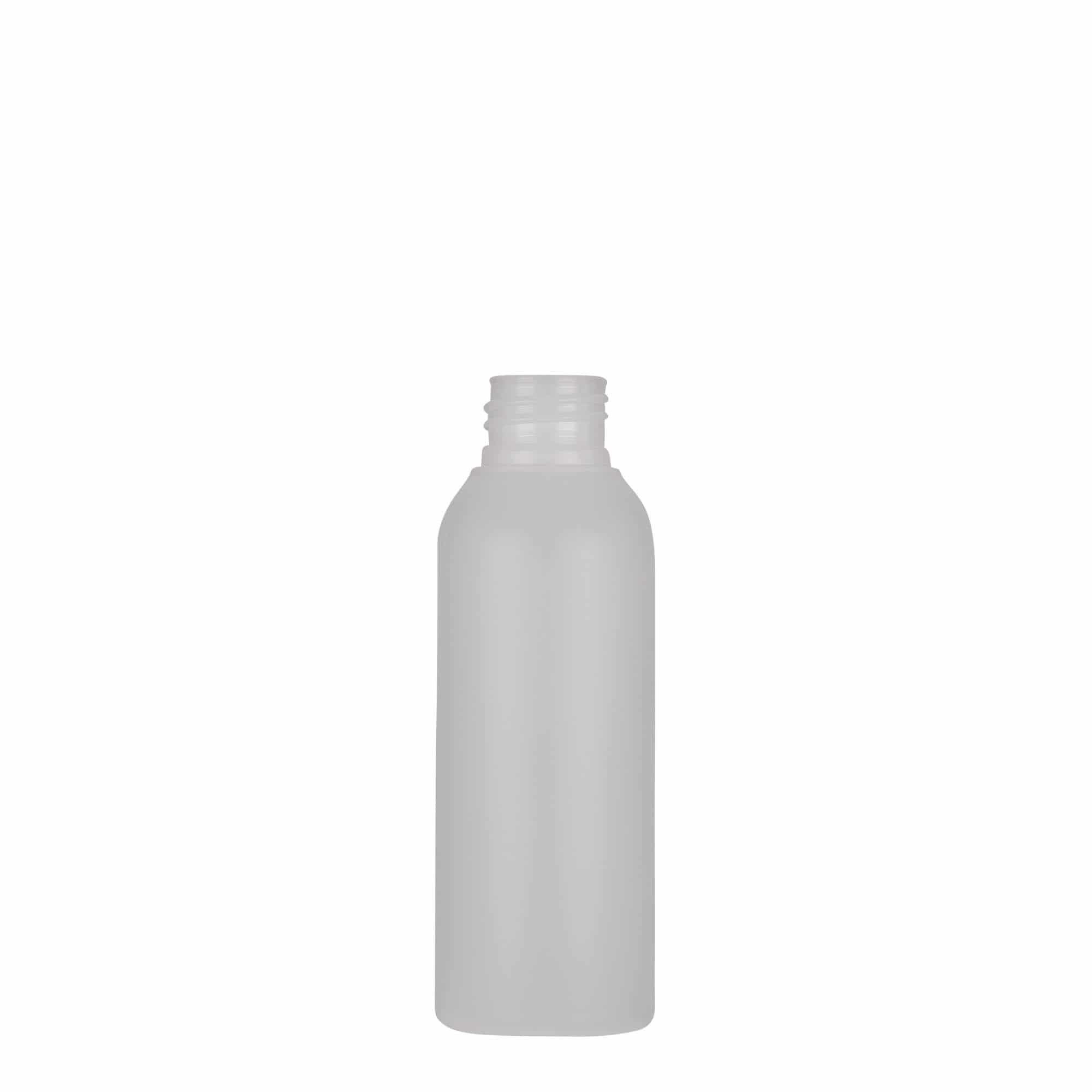 100 ml plastic bottle 'Tuffy', HDPE, natural, closure: GPI 24/410