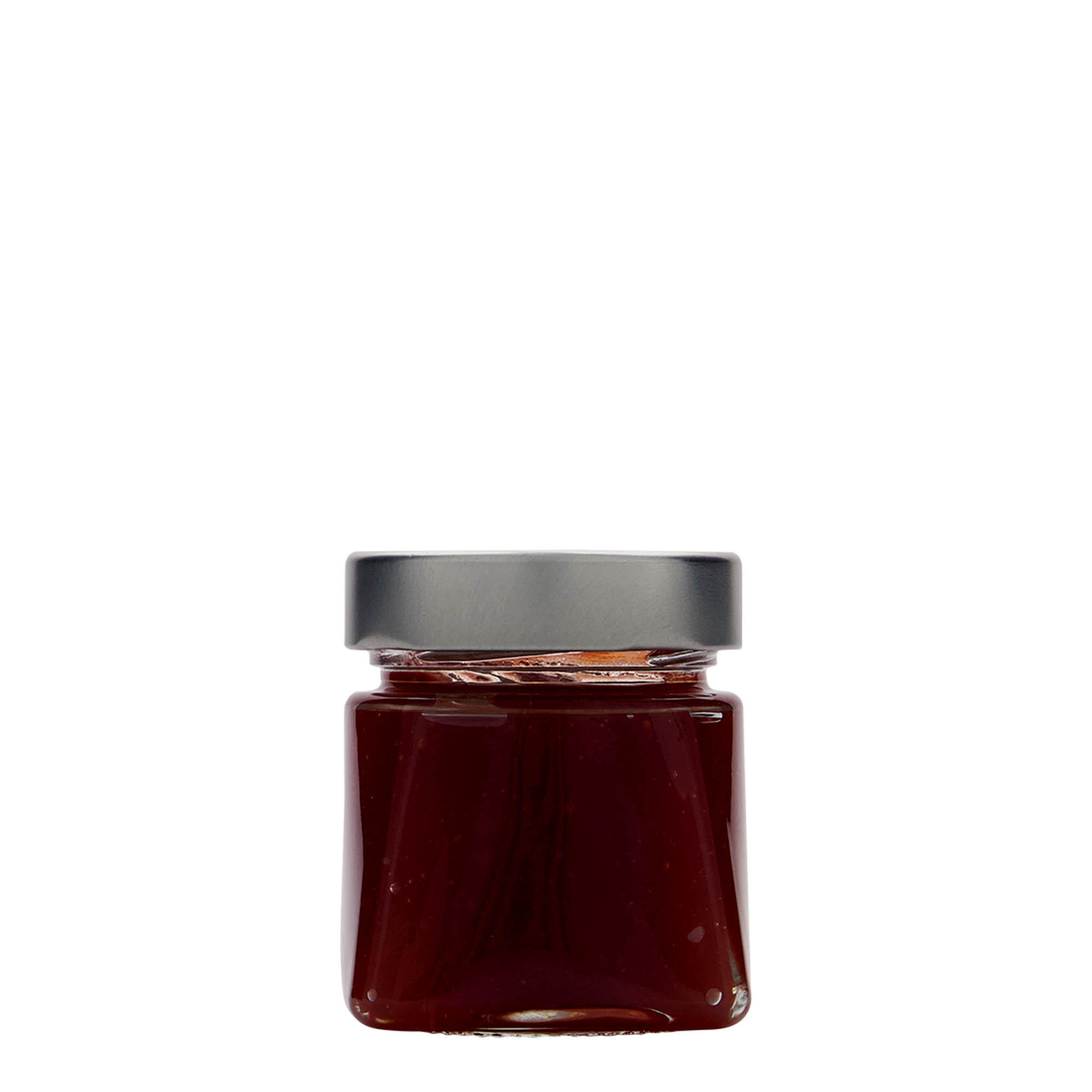 106 ml square glass 'Luxor', opening: Deep-Twist-Off (DTO 58) 106 ml square glass 'Luxor', opening: Deep-Twist-Off (DTO 58)