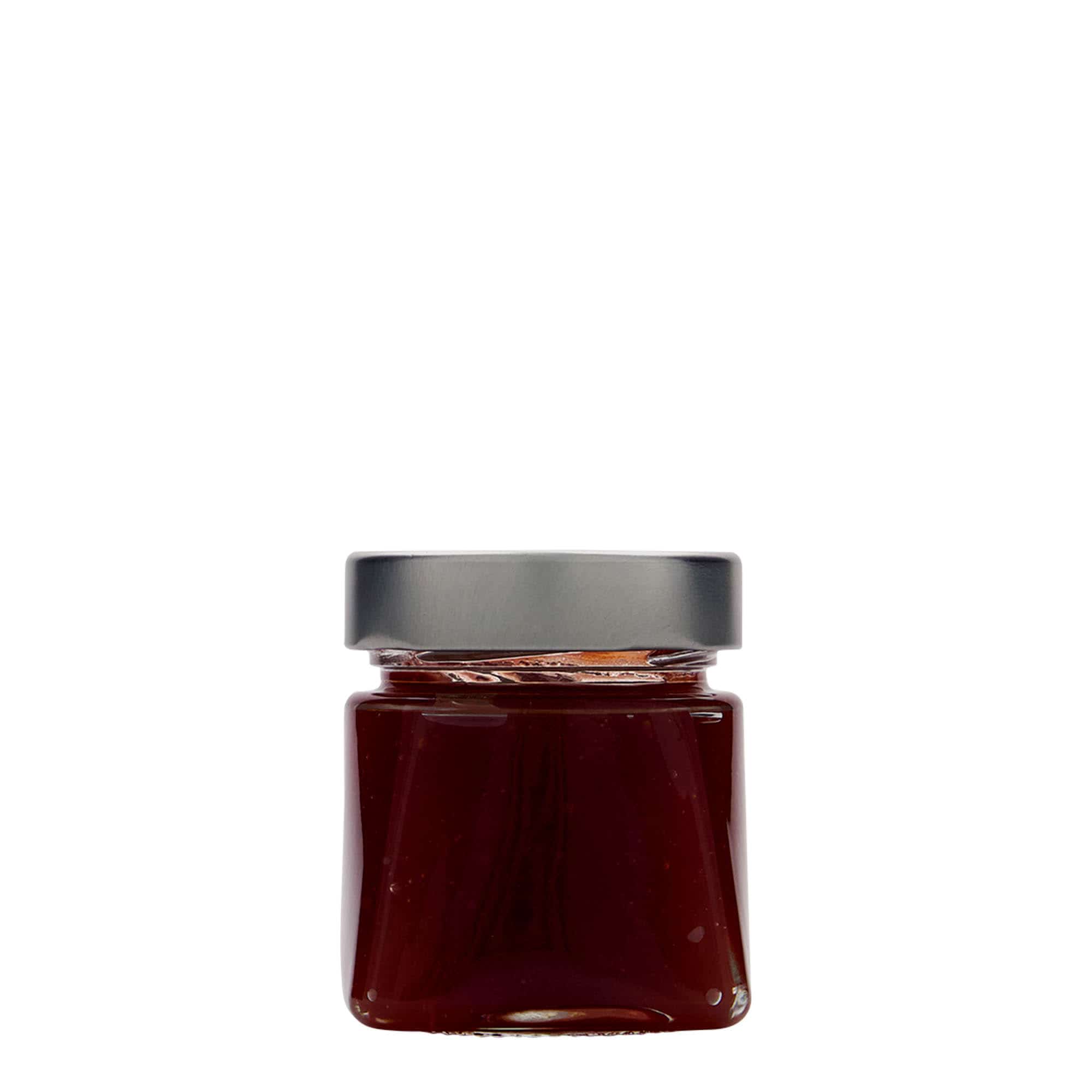 106 ml square glass 'Luxor', opening: Deep-Twist-Off (DTO 58)