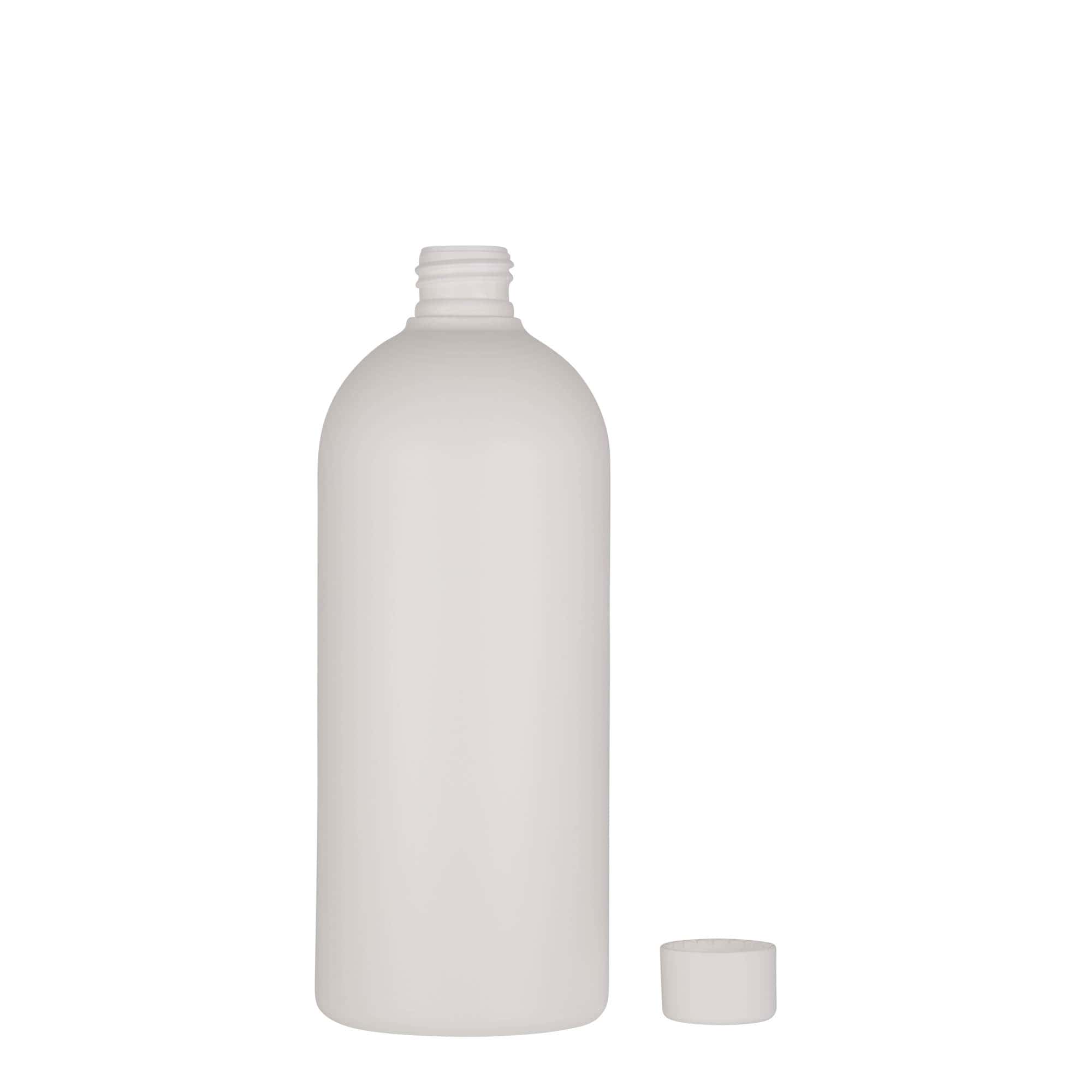 500 ml plastic bottle 'Tuffy', HDPE, white, opening: 24/410