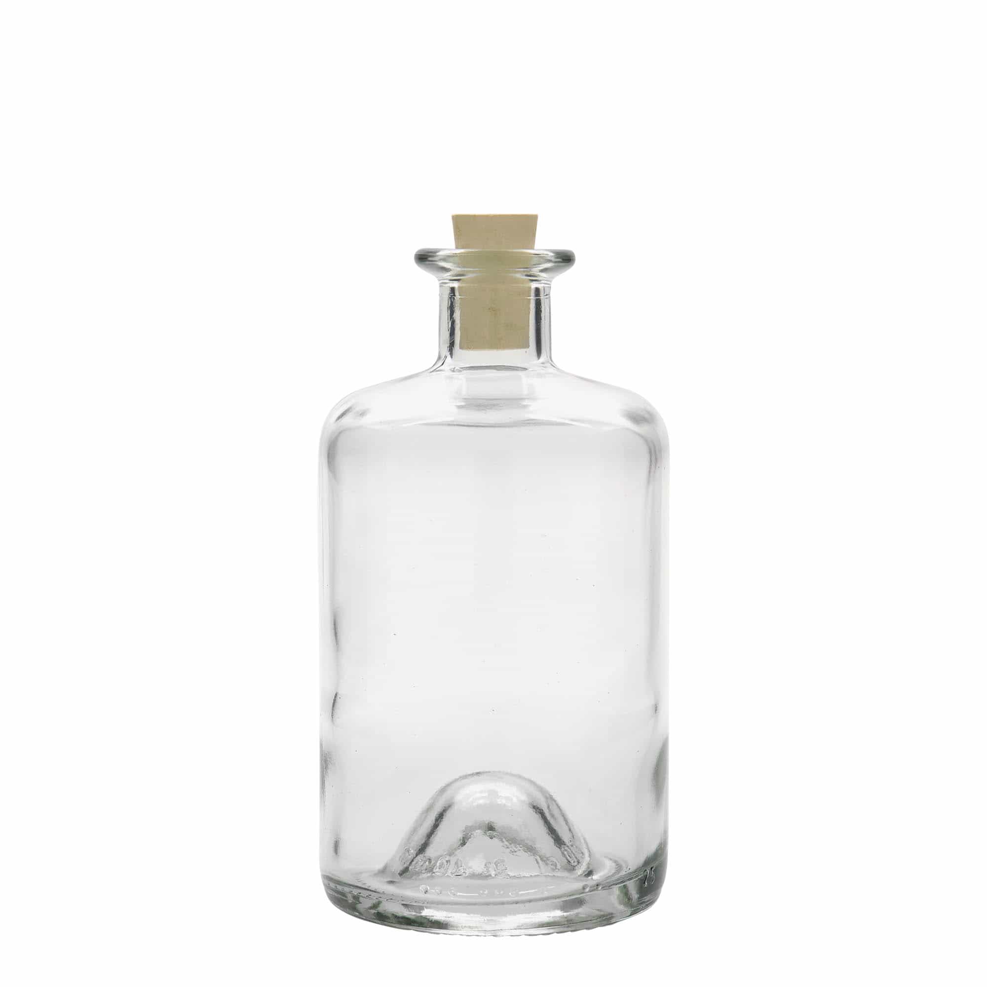 500 ml glass apothecary bottle, closure: cork