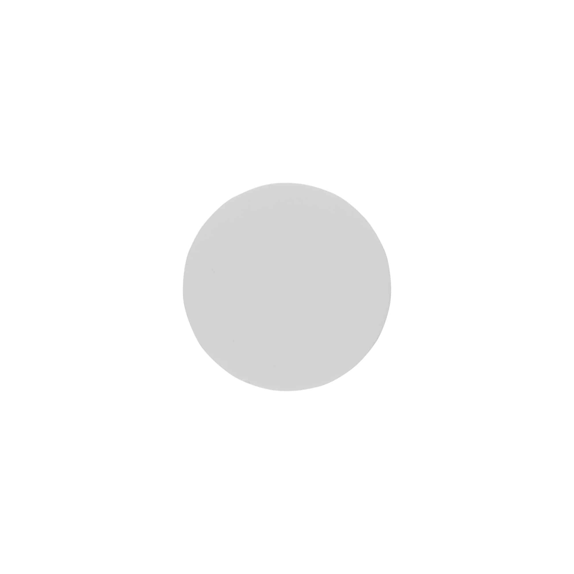 Cover disc for 100 ml 'Bianca', PP plastic, white