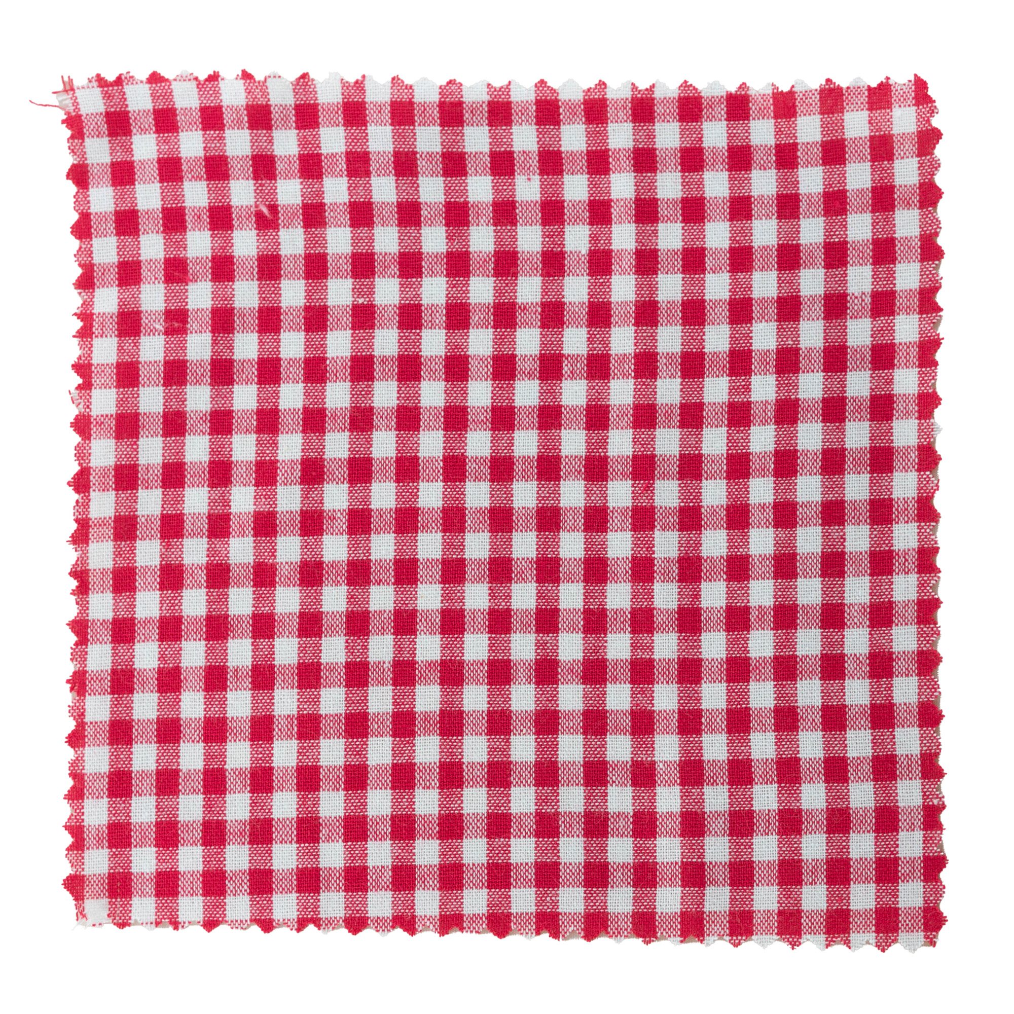 Checked fabric square 15x15, textile, red, opening: TO58-TO82
